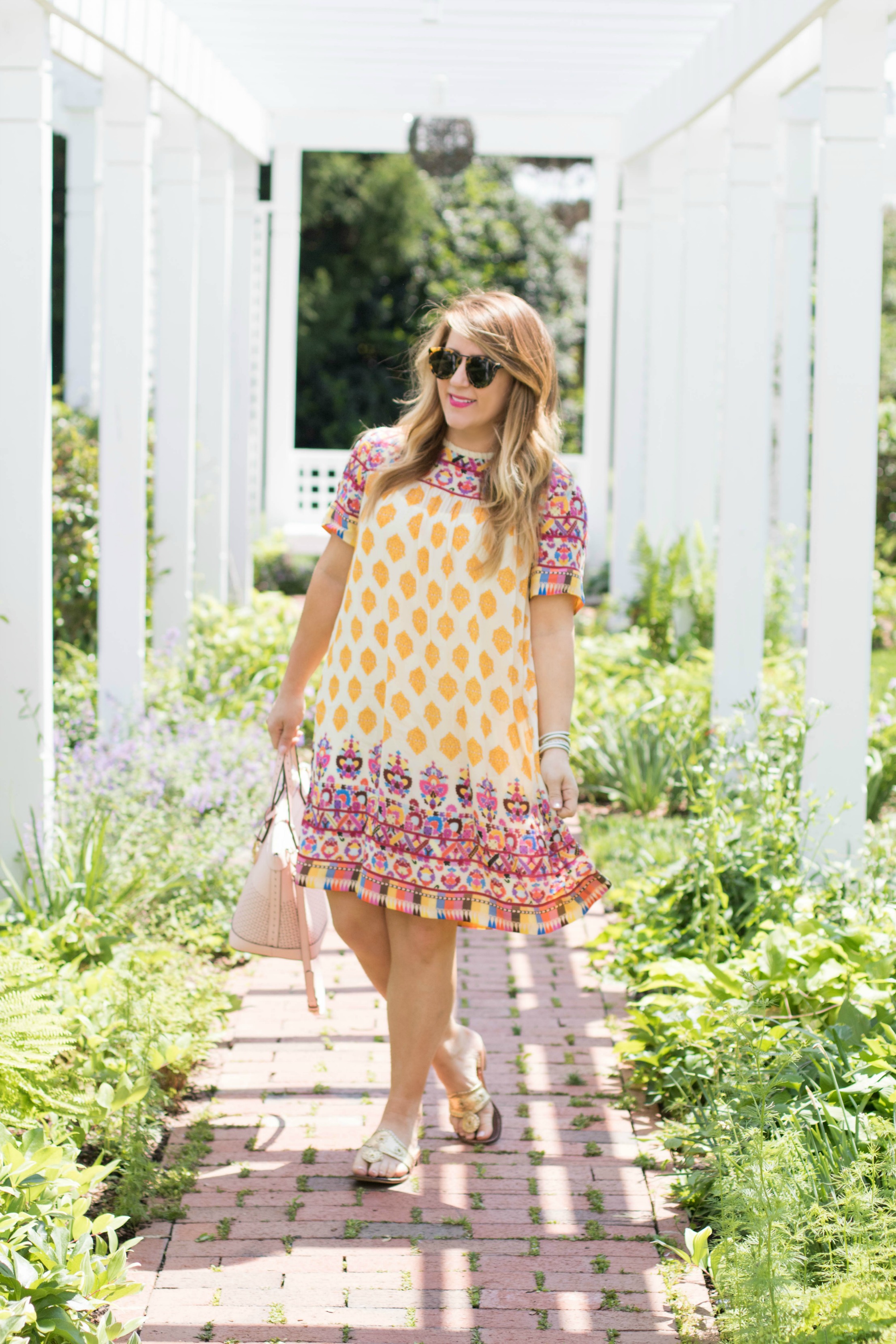 Spring anthropolgie swing dress