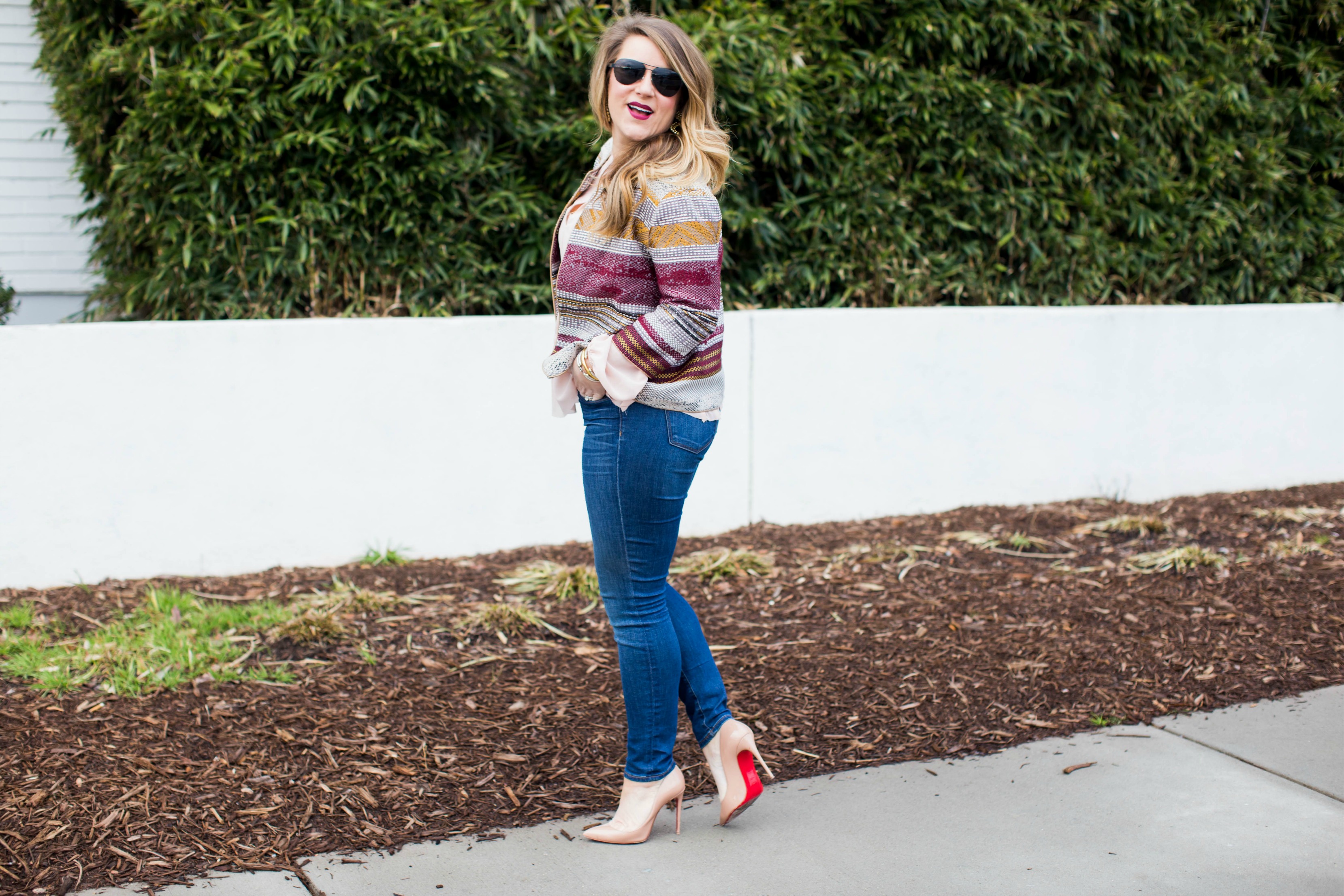 Blazer Jeans Combo by NC fashion blogger Coffee Beans and Bobby Pins