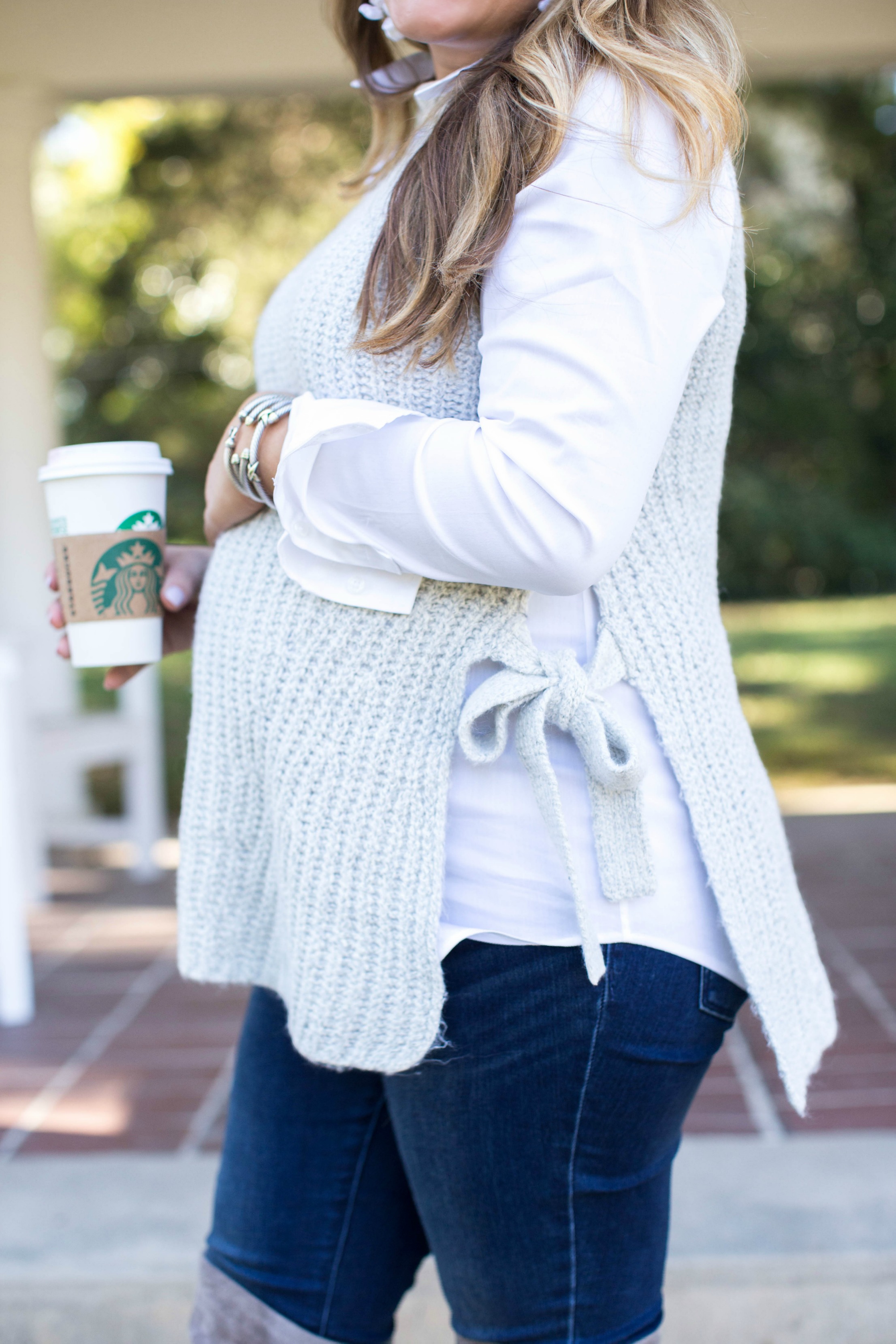 Fall Fashion: Gray Layers by North Carolina fashion blogger Coffee Beans and Bobby Pins