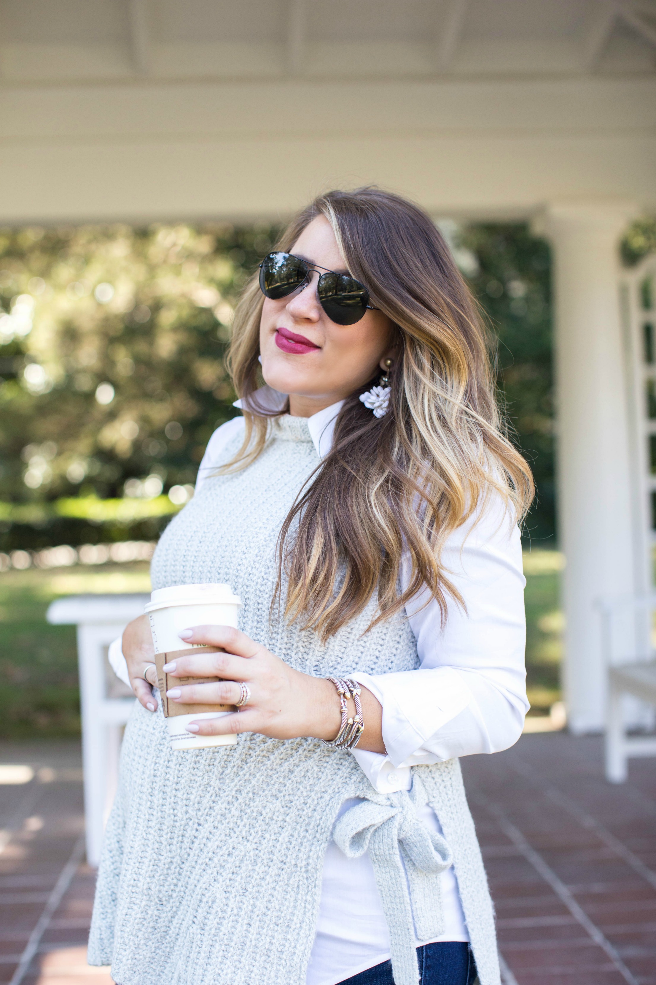 Fall Fashion: Gray Layers by North Carolina fashion blogger Coffee Beans and Bobby Pins