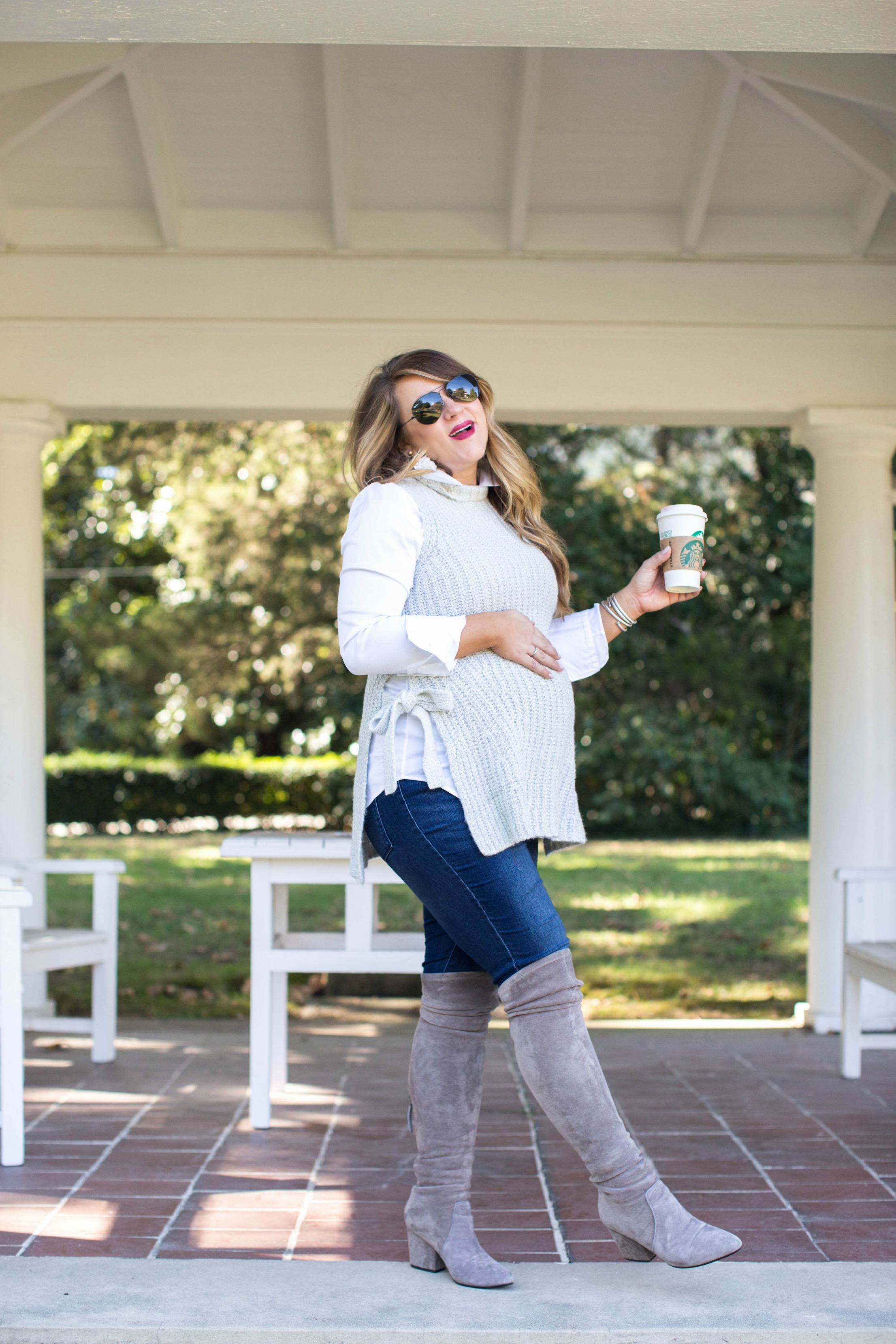 Fall Fashion: Gray Layers by North Carolina fashion blogger Coffee Beans and Bobby Pins