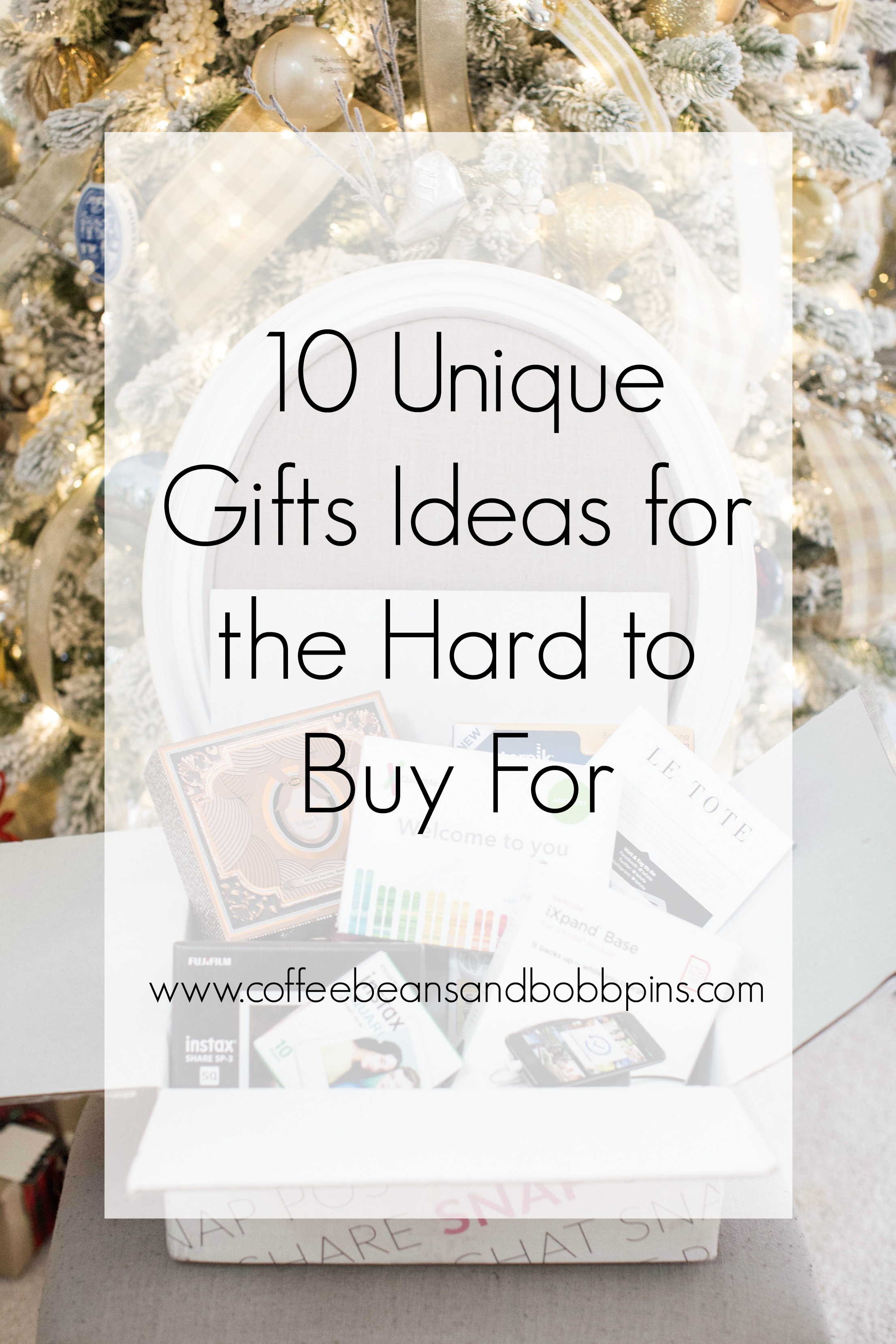 10 Unique Gifts Ideas for the Hard to Buy For by North Carolina style blogger Coffee Beans and Bobby Pins