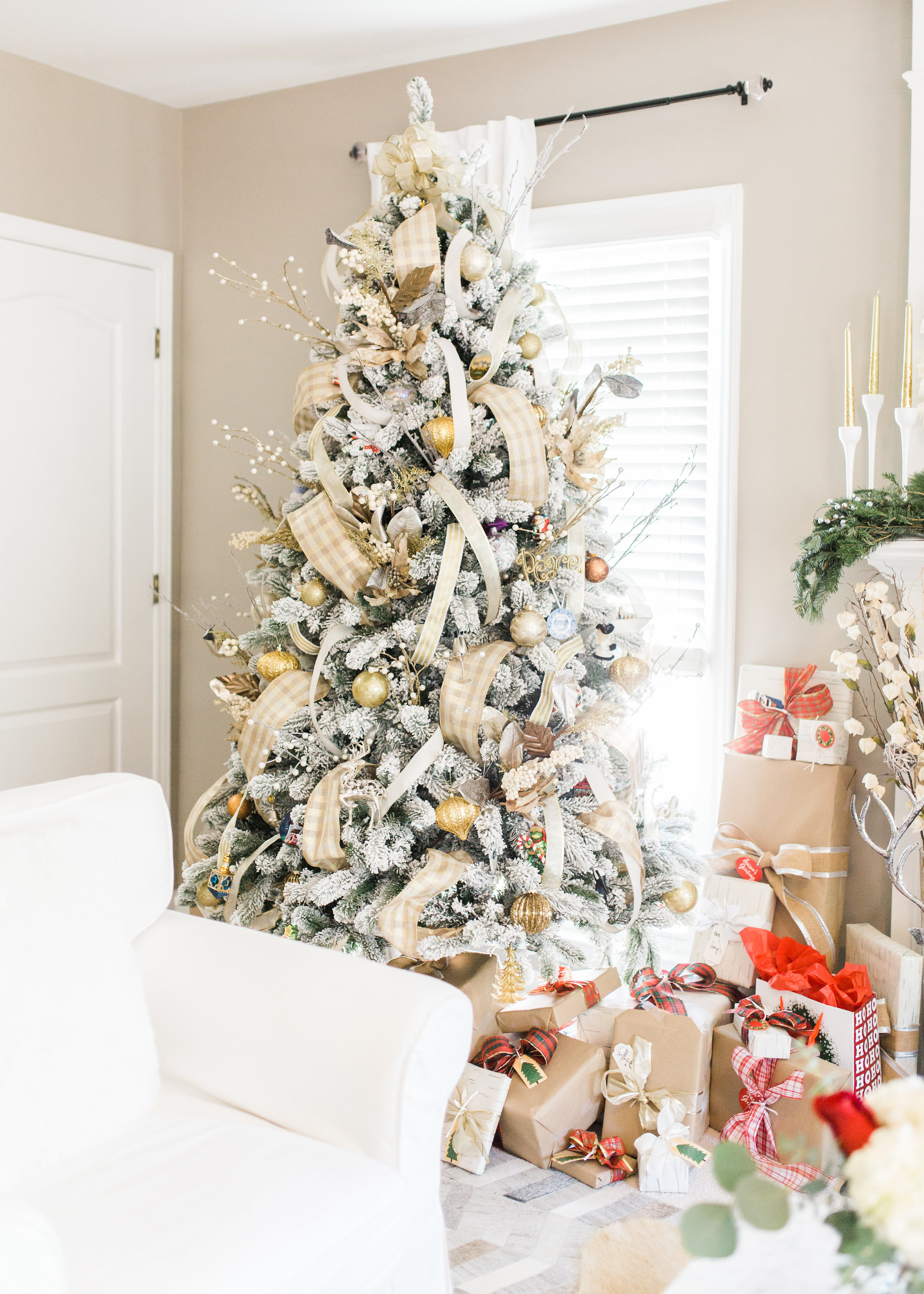 Our Christmas Home Decor by North Carolina style blogger Coffee Beans and Bobby Pins