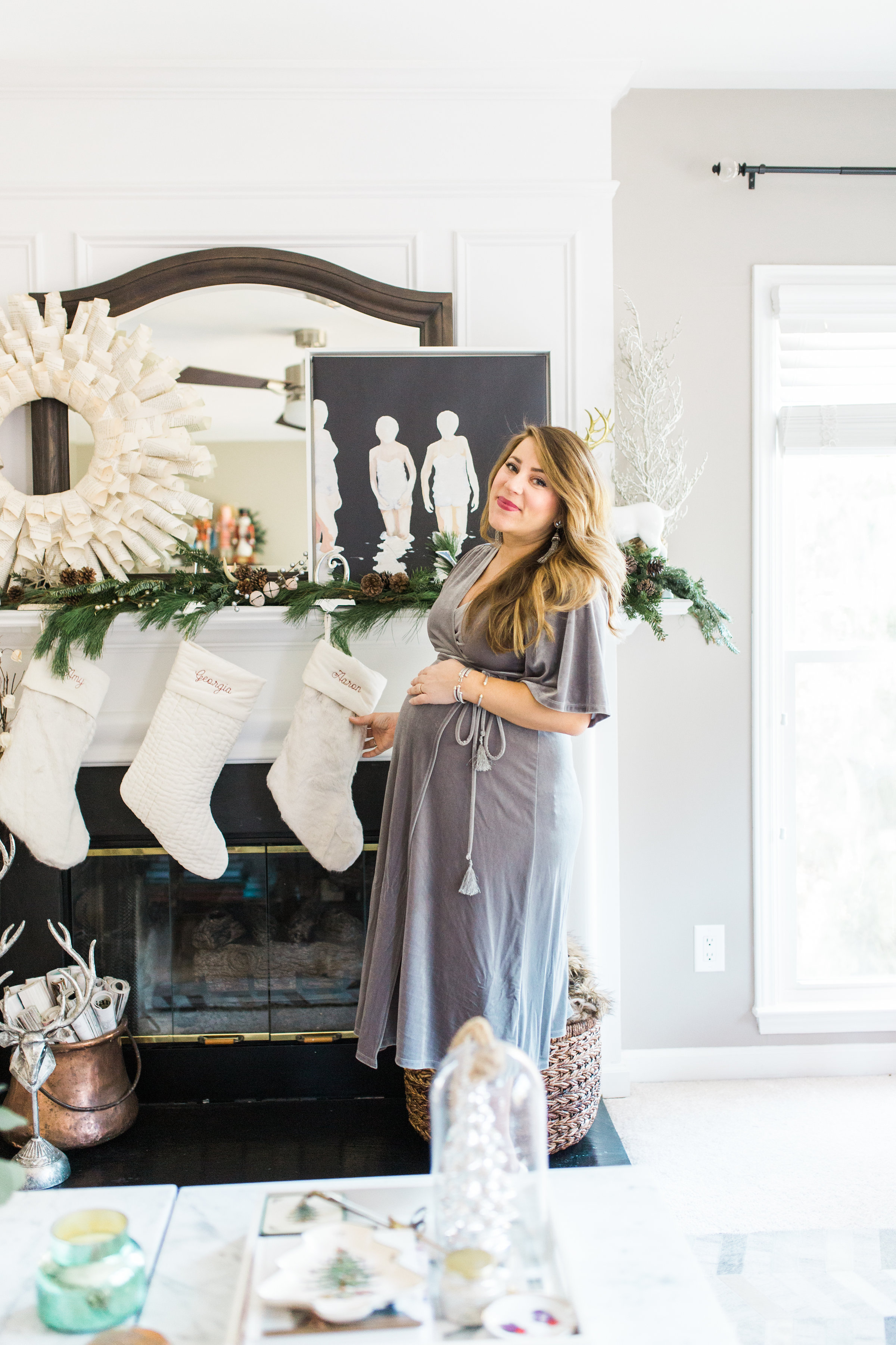 Our Christmas Home Decor by North Carolina style blogger Coffee Beans and Bobby Pins