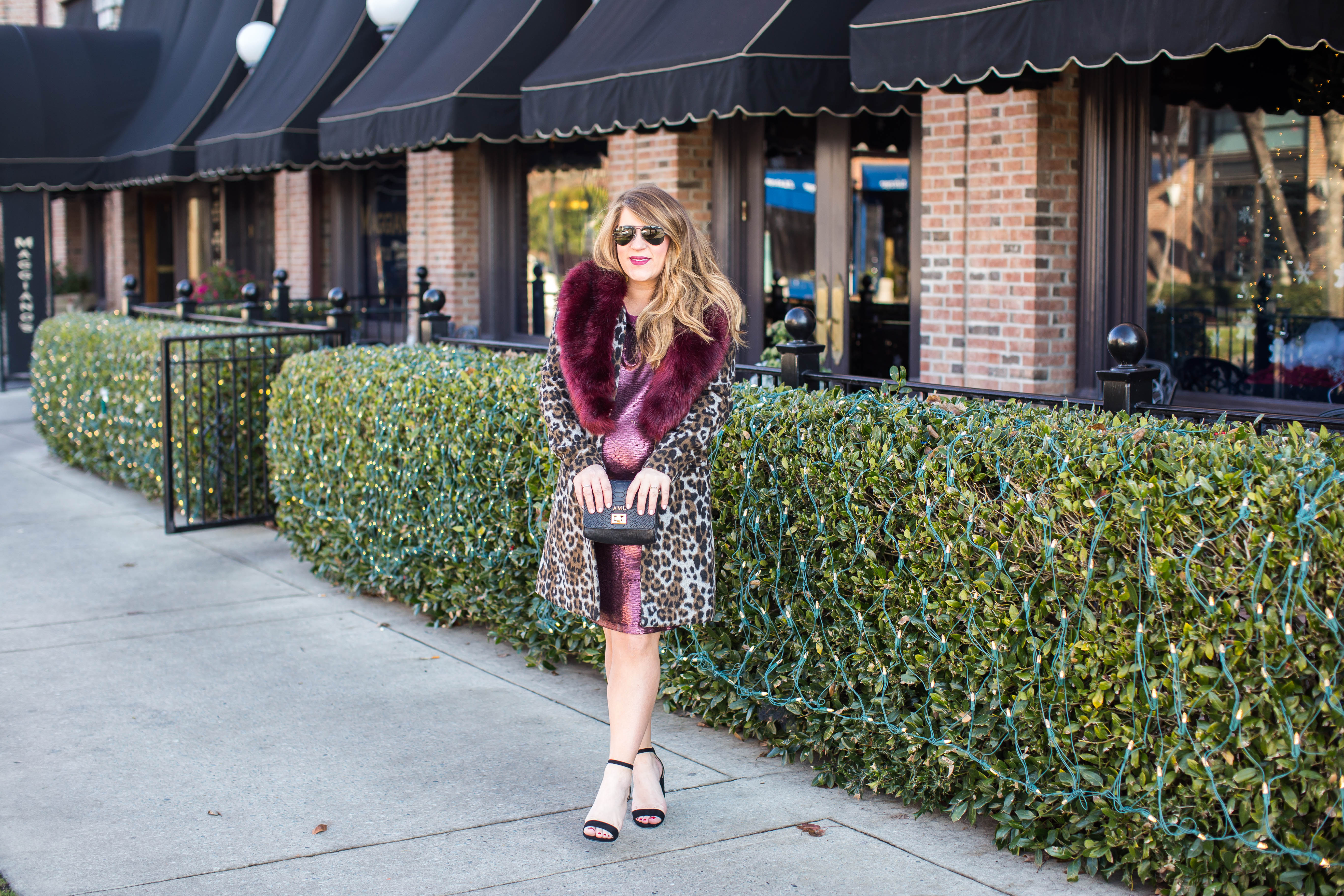 Sequin T Shirt Dress by popular North Carolina fashion blogger Coffee Beans and Bobby Pins