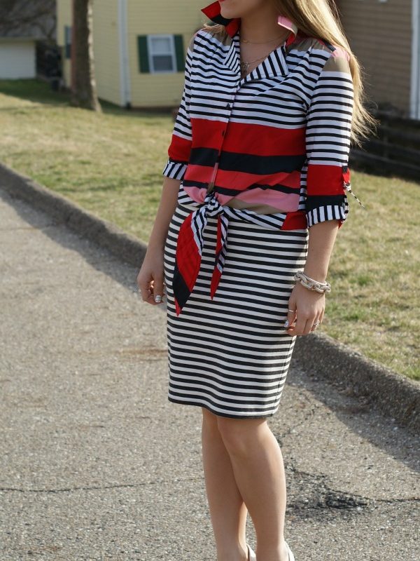 Stripes and a Florence Adams Giveaway!