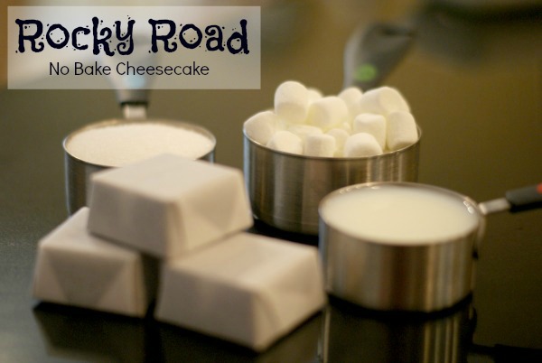 Rocky Road No Bake Cheesecake