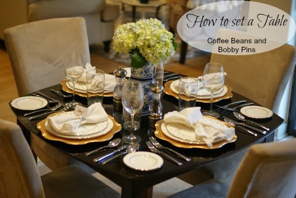 Happy Thanksgiving and How to: set a Table