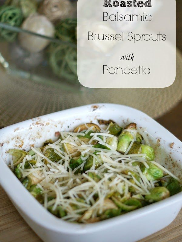 Roasted Pancetta & Balsamic Brussel Sprouts