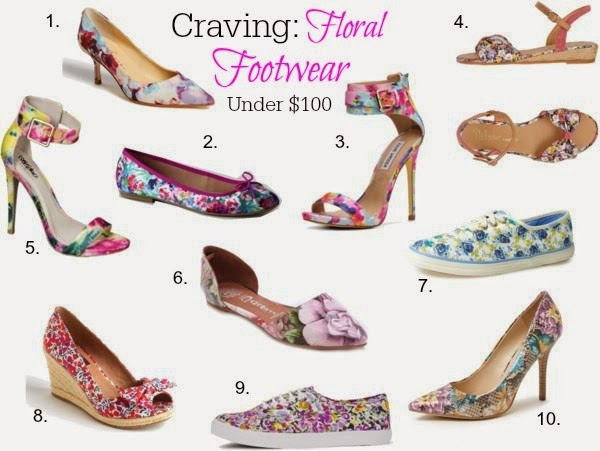 Floral Footwear under $100