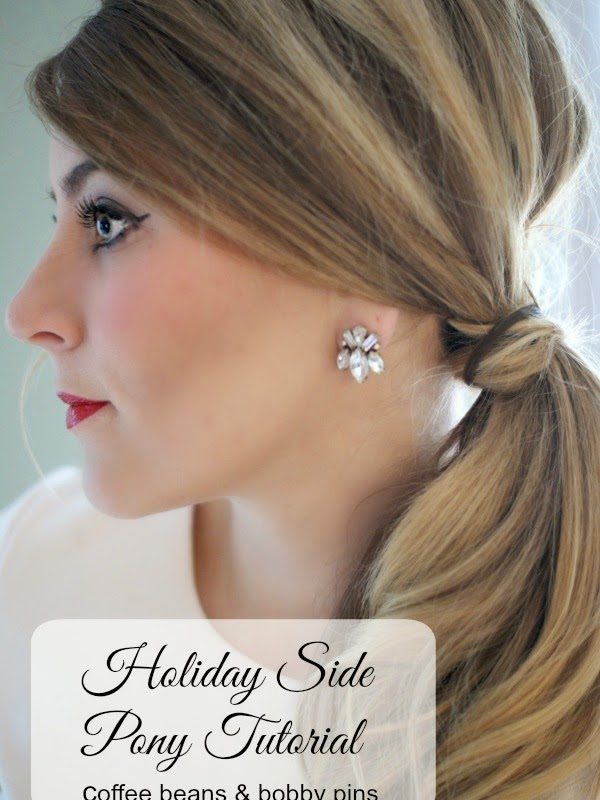 Side Pony Holiday Hair Tutorial