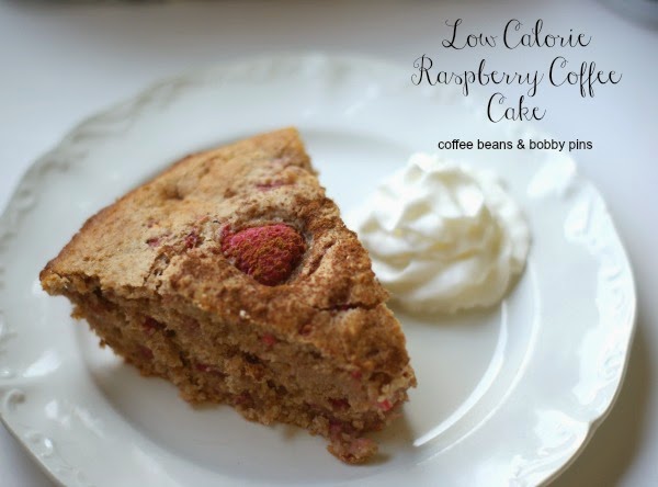 Low Calorie Raspberry Coffee Cake