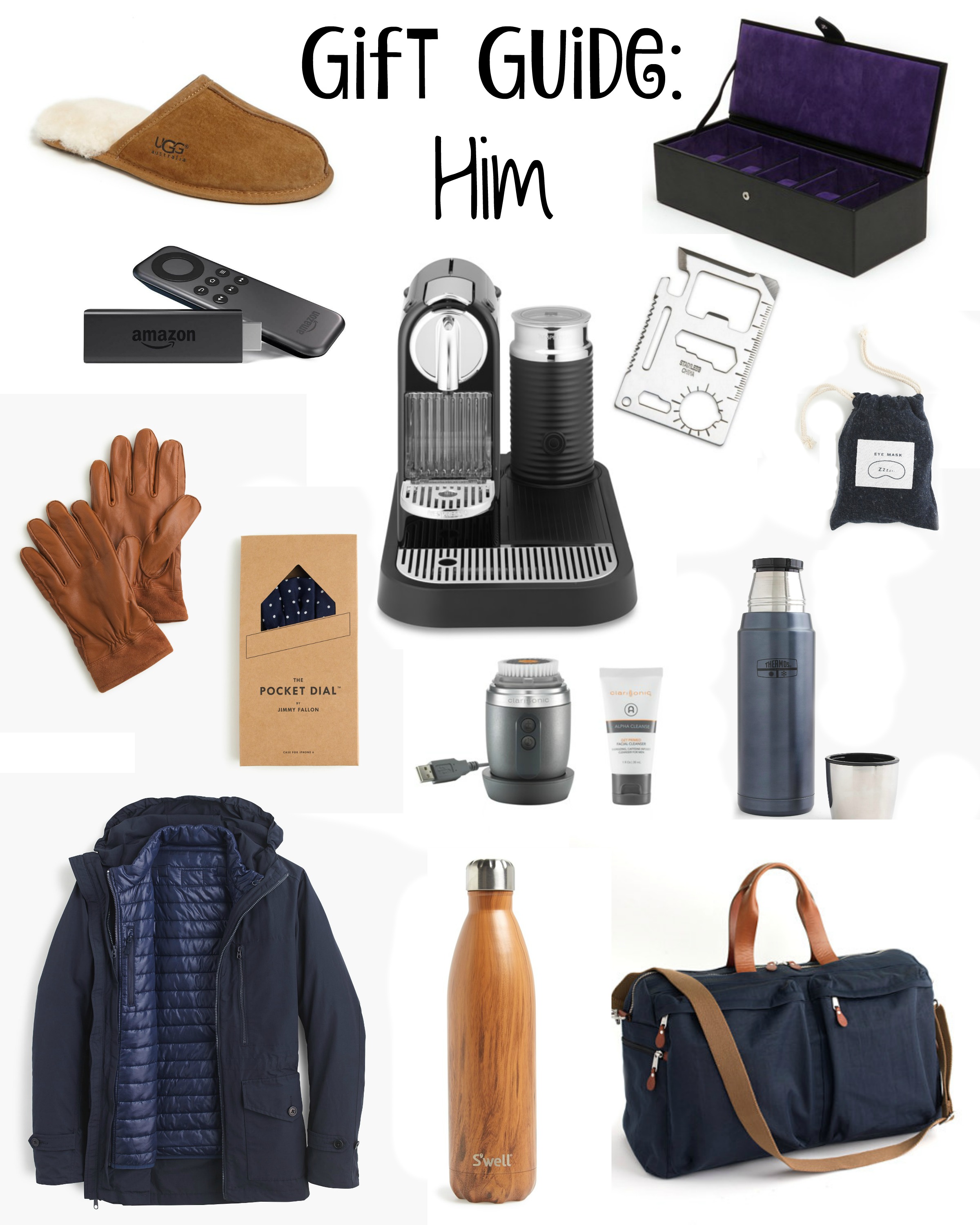 Gift Guide: for Him | Coffee Beans and Bobby Pins