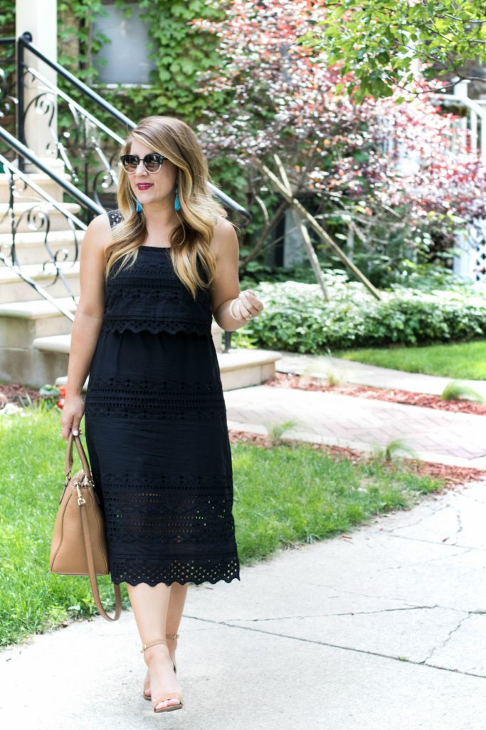 Eyelet Dress | Coffee Beans and Bobby Pins