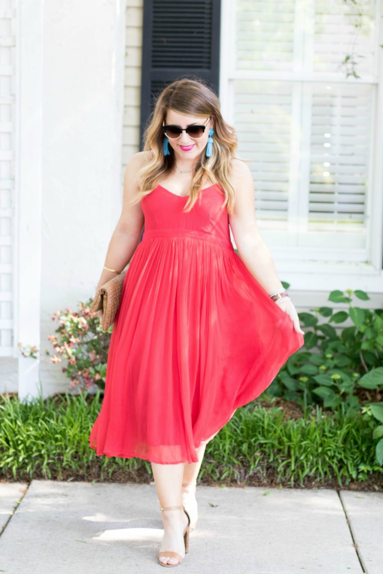 Coral Dress Two Ways | Coffee Beans and Bobby Pins