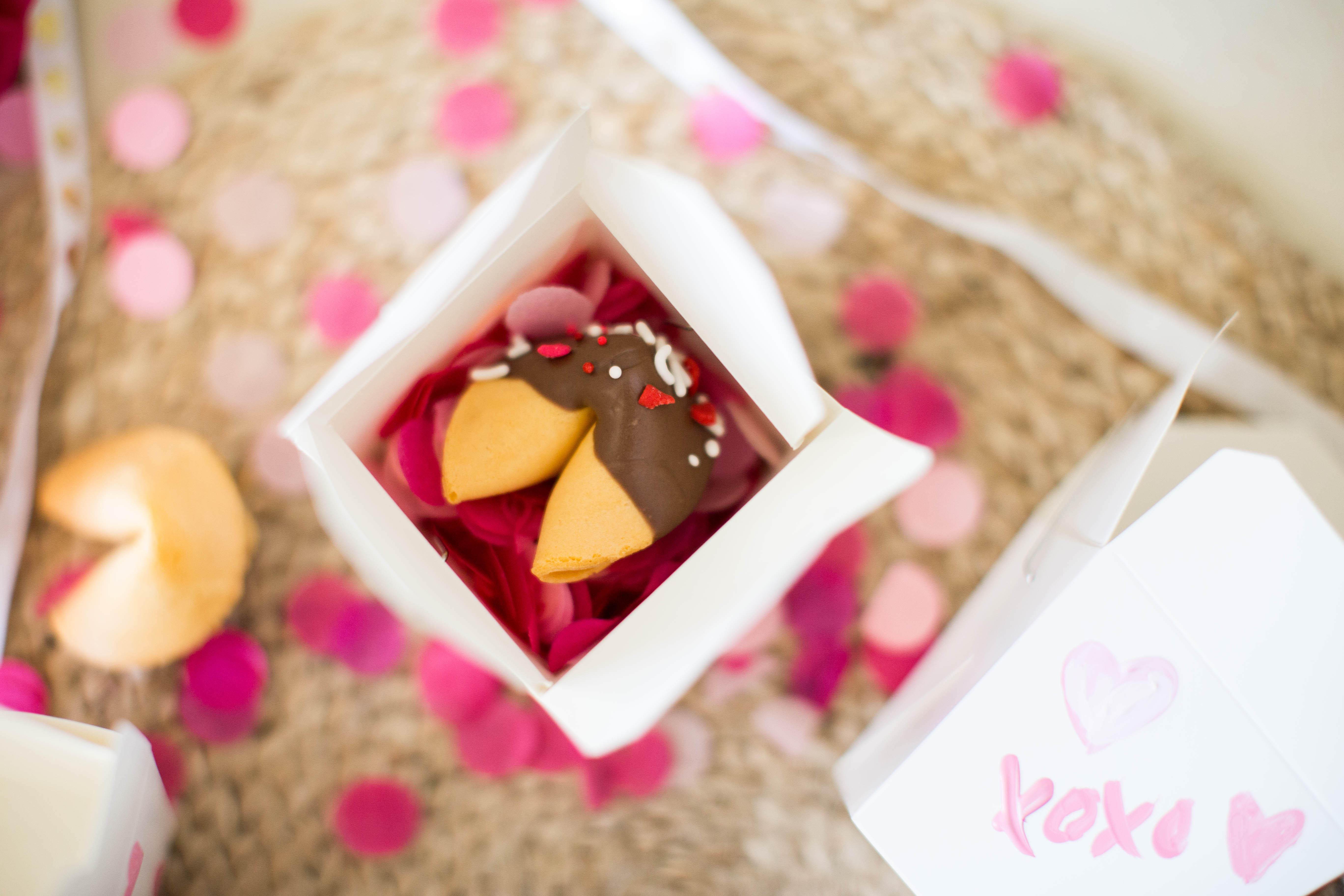  | DIY Valentines Fortune Cookie Tutorial featured by top US lifestyle blog, Coffee Beans and Bobby Pins