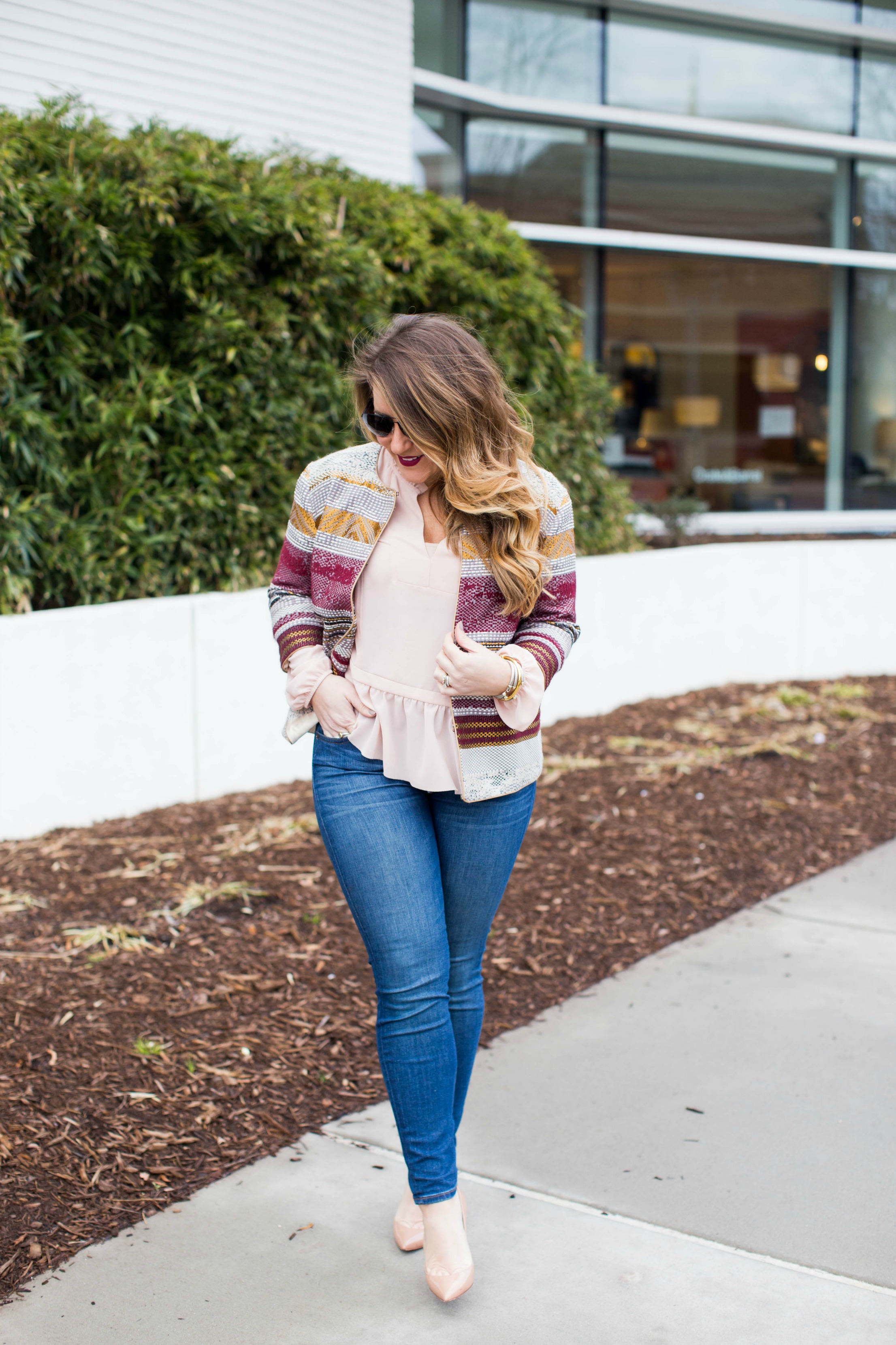 Blazer Jeans Combo by NC fashion blogger Coffee Beans and Bobby Pins