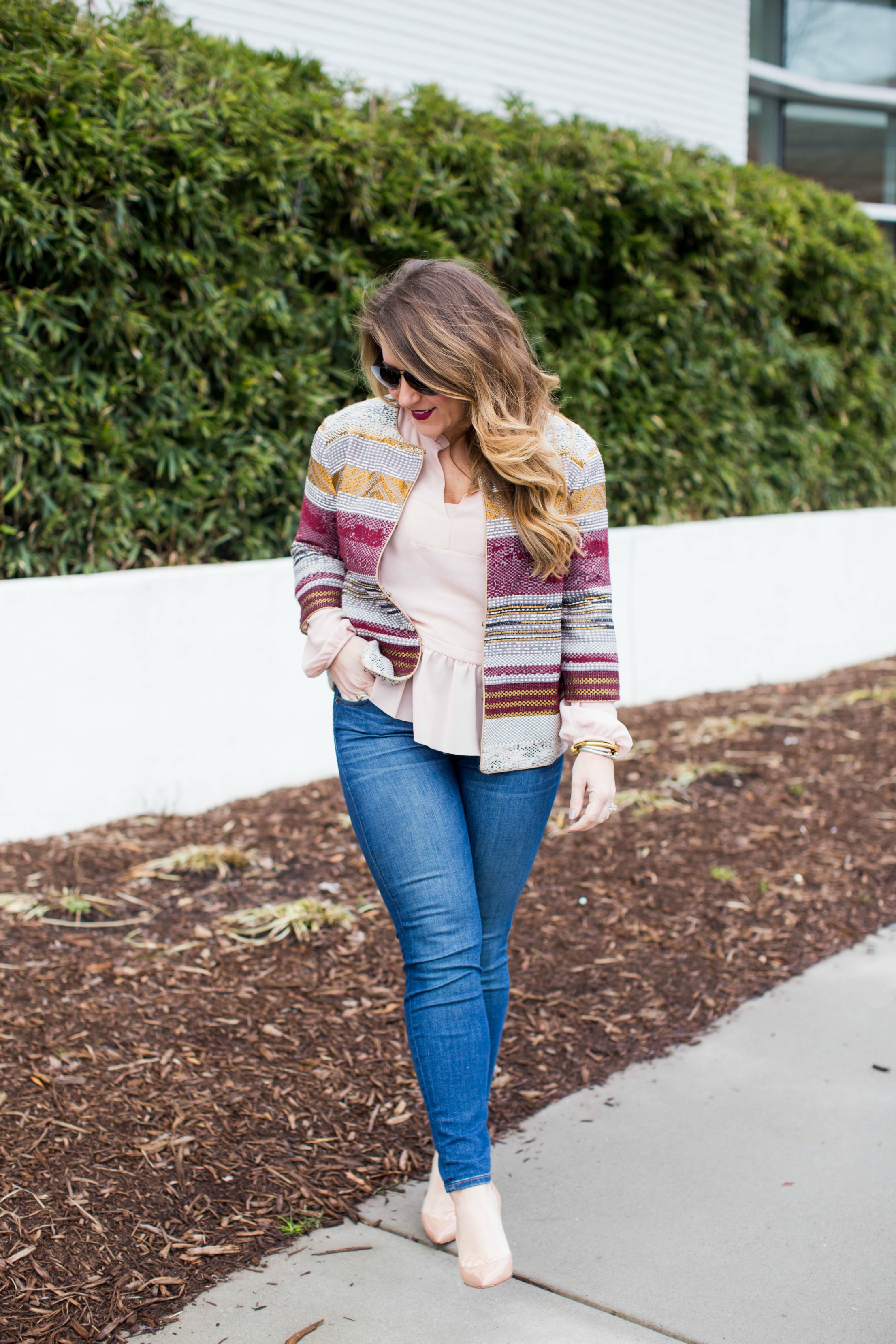 Blazer Jeans Combo by NC fashion blogger Coffee Beans and Bobby Pins