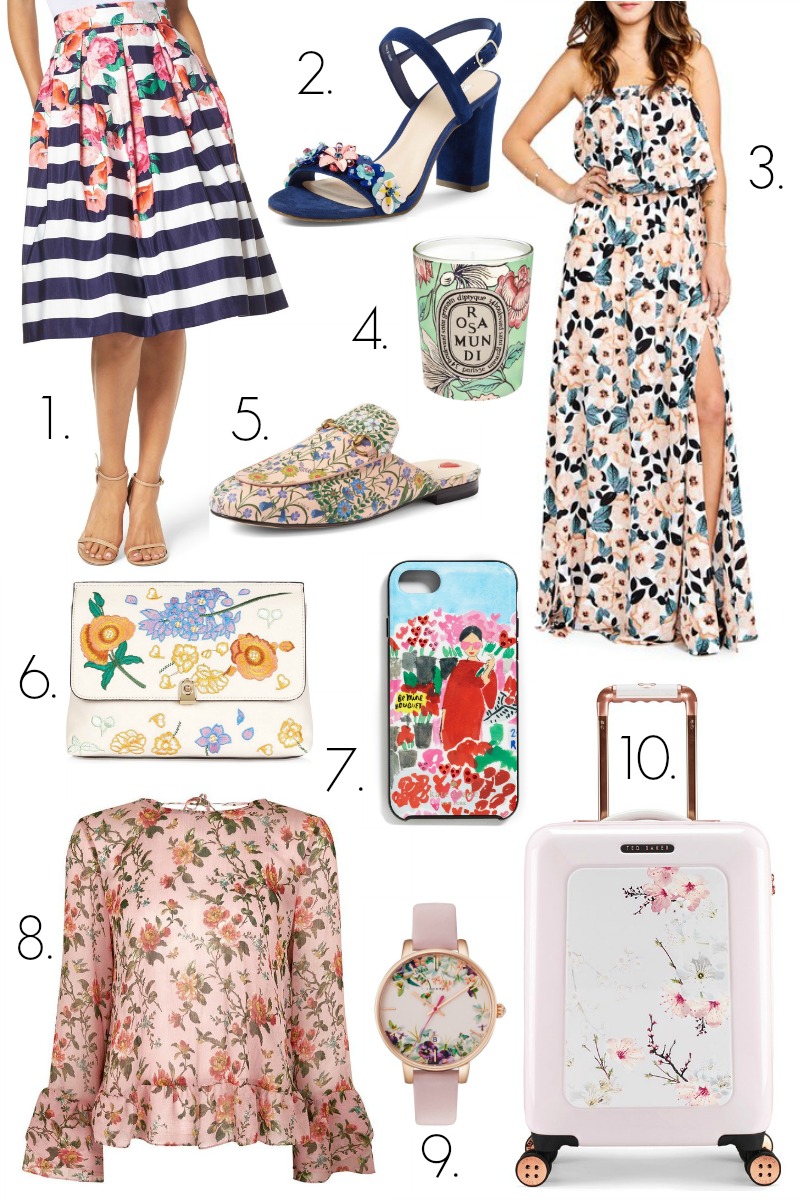 Floral Must Haves for Spring | coffeebeansandbobbypins.com