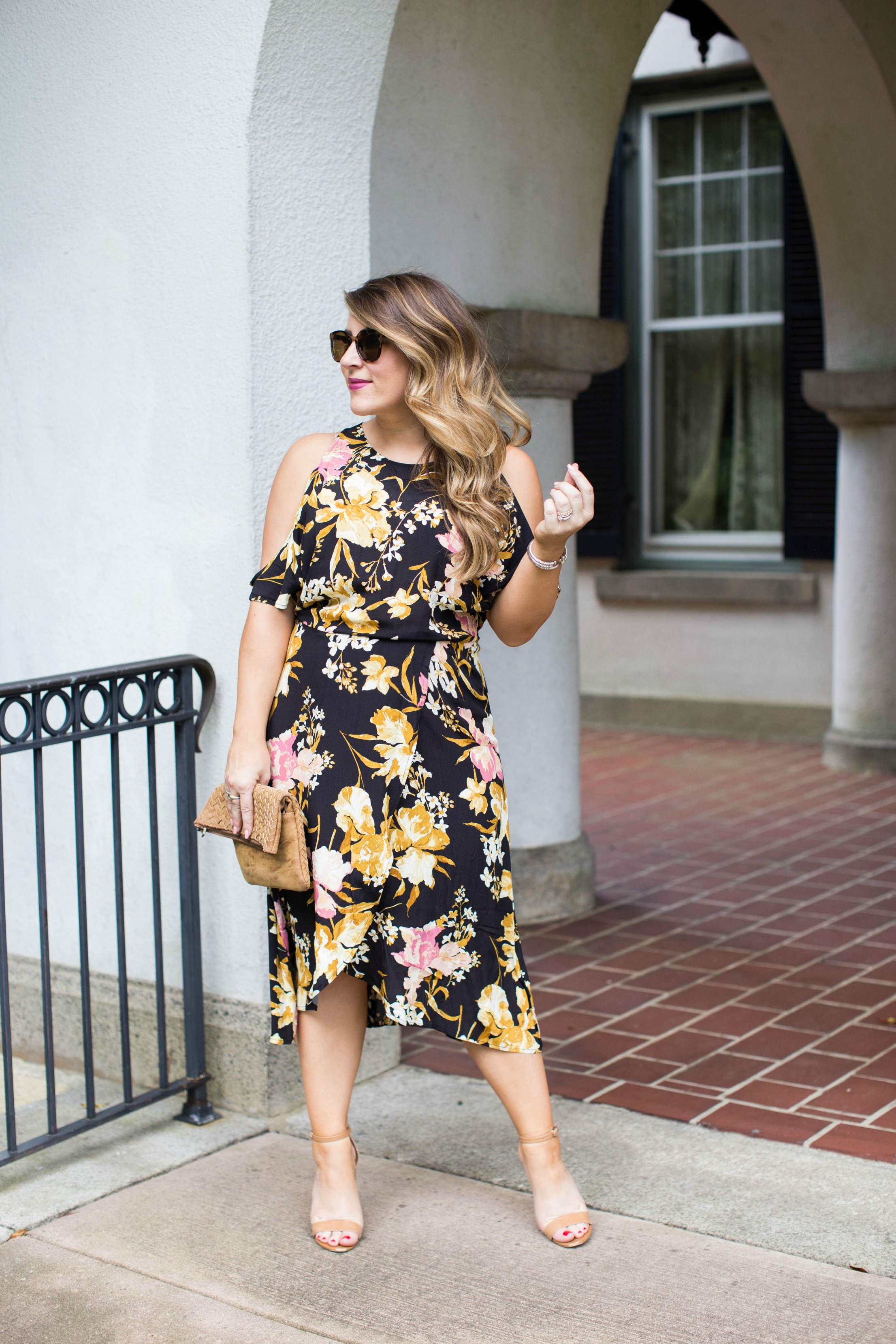 Summer Dress to Fall Transition by NC fashion blogger Coffee Beans and Bobby Pins