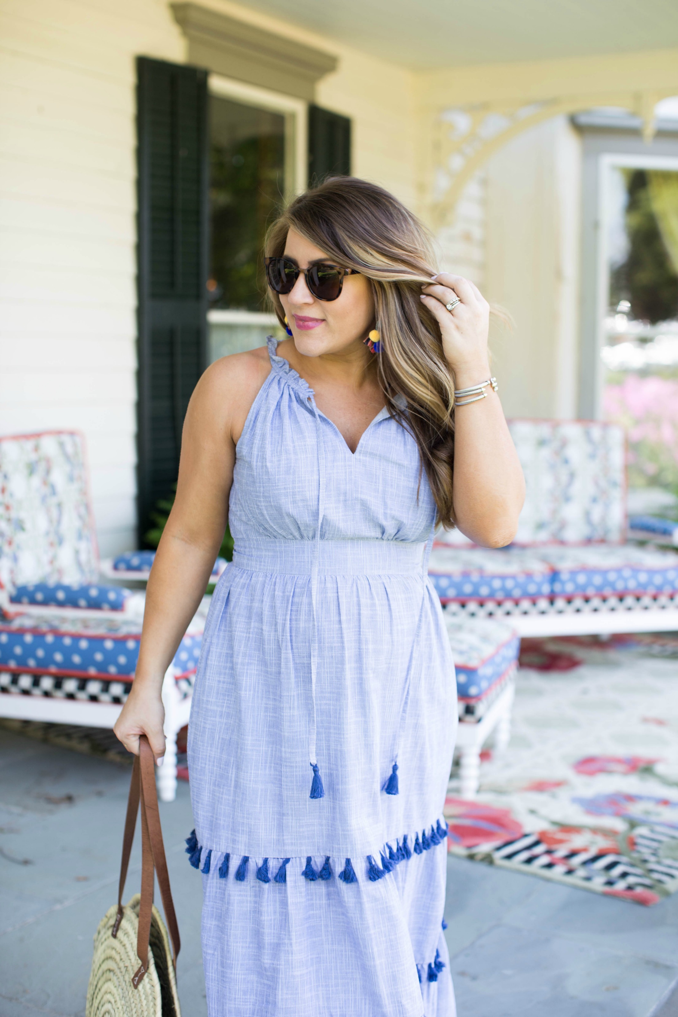 Vacation Outfits at MacKenzie-Childs by NC fashion blogger Coffee Beans and Bobby Pins