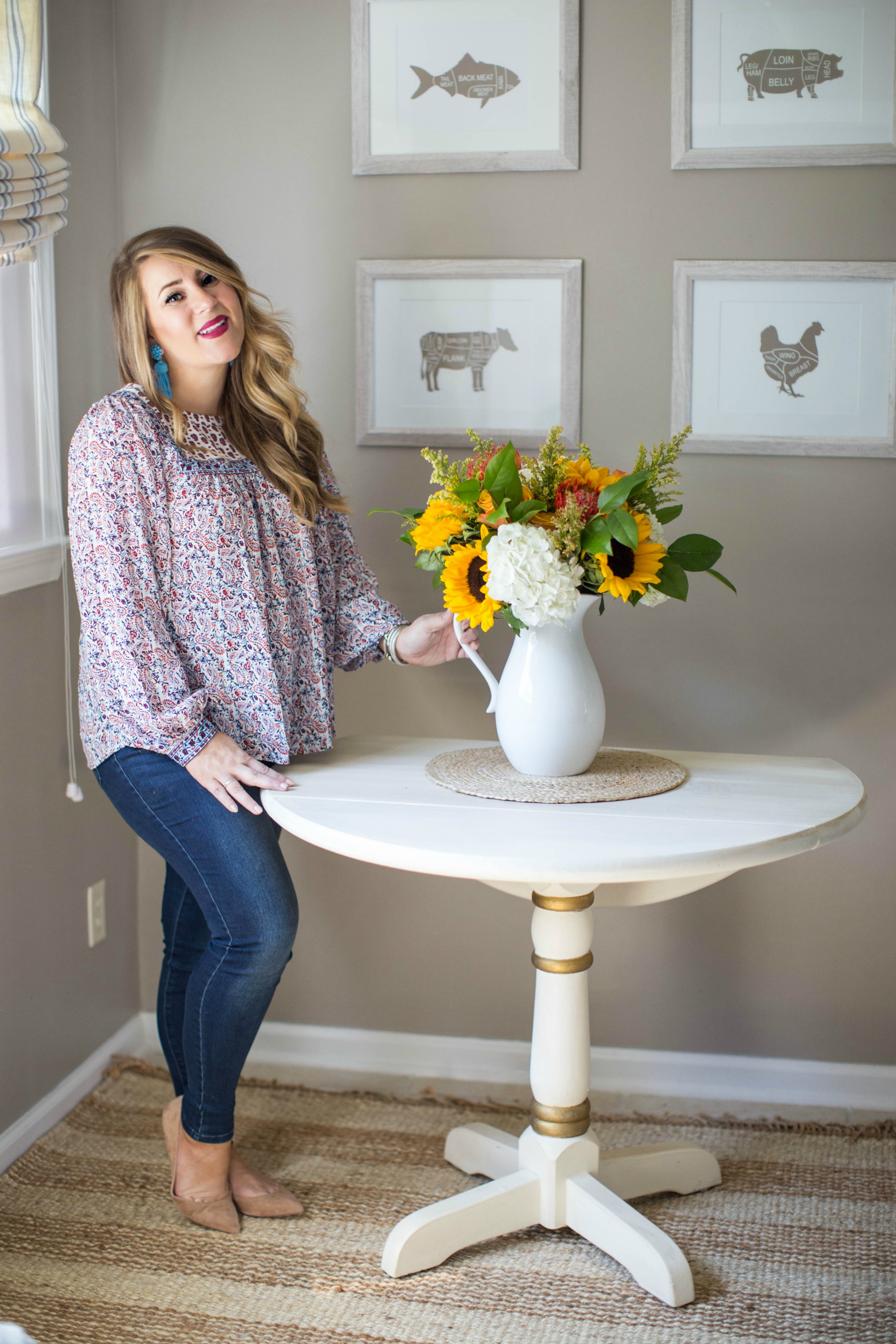How to Make a Fall Floral Arrangement by North Carolina style blogger Coffee Beans & Bobby Pins