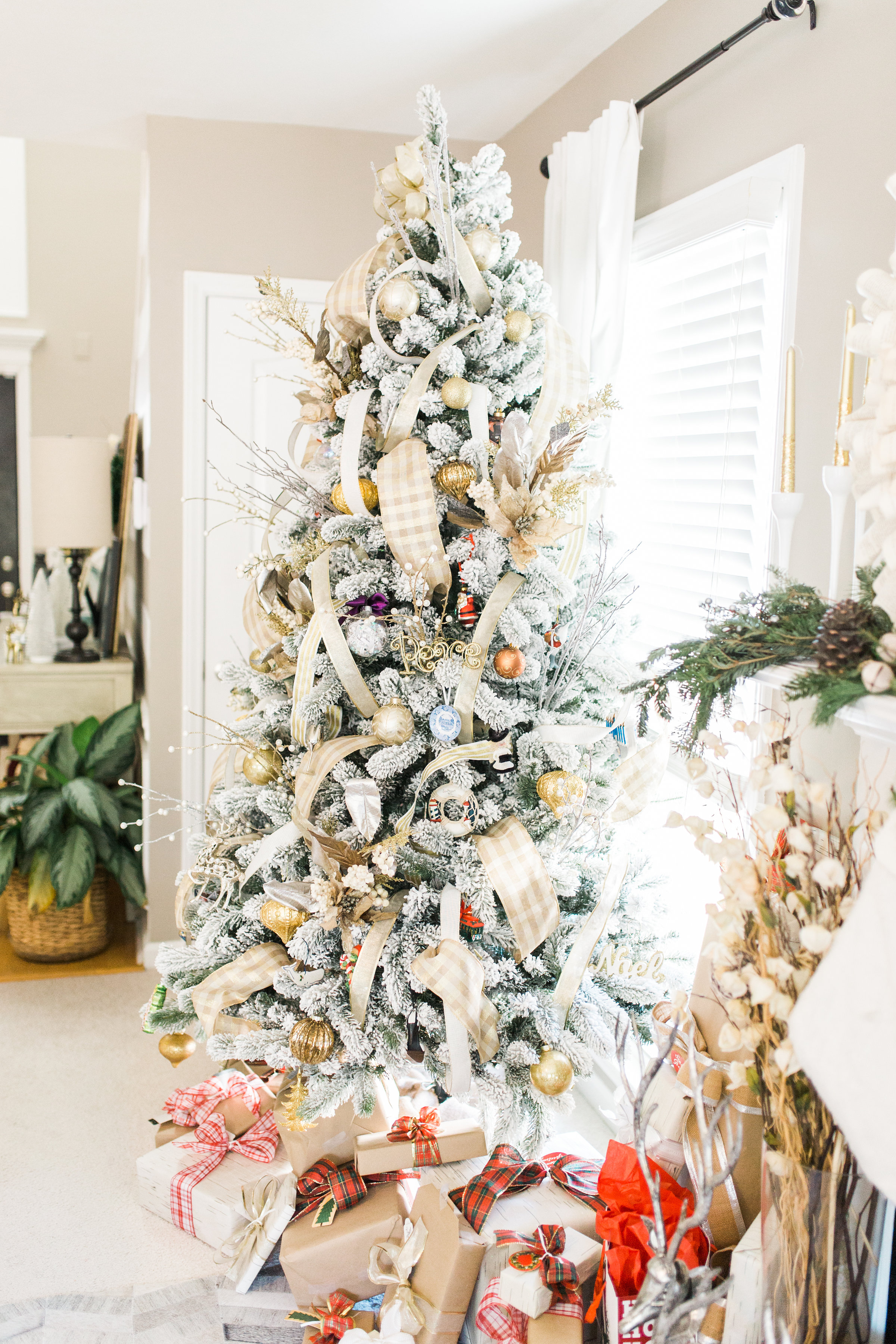 Our Christmas Home Decor by North Carolina style blogger Coffee Beans and Bobby Pins