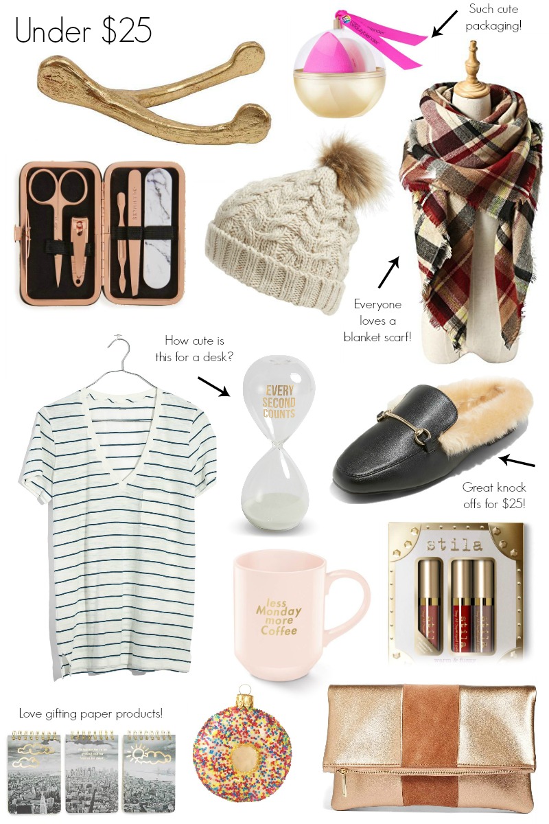 Gift Guide for Her Under $25 by North Carolina style blogger Coffee Beans and Bobby Pins