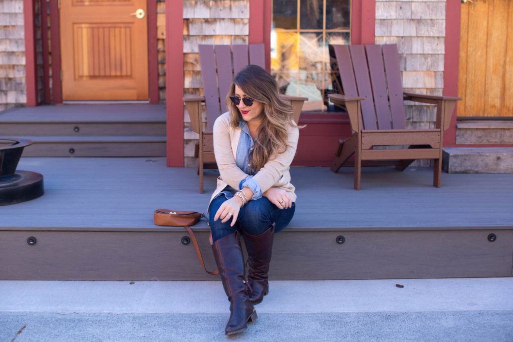 Go-To Cropped Cardigan by popular North Carolina fashion blogger Coffee Beans and Bobby Pins