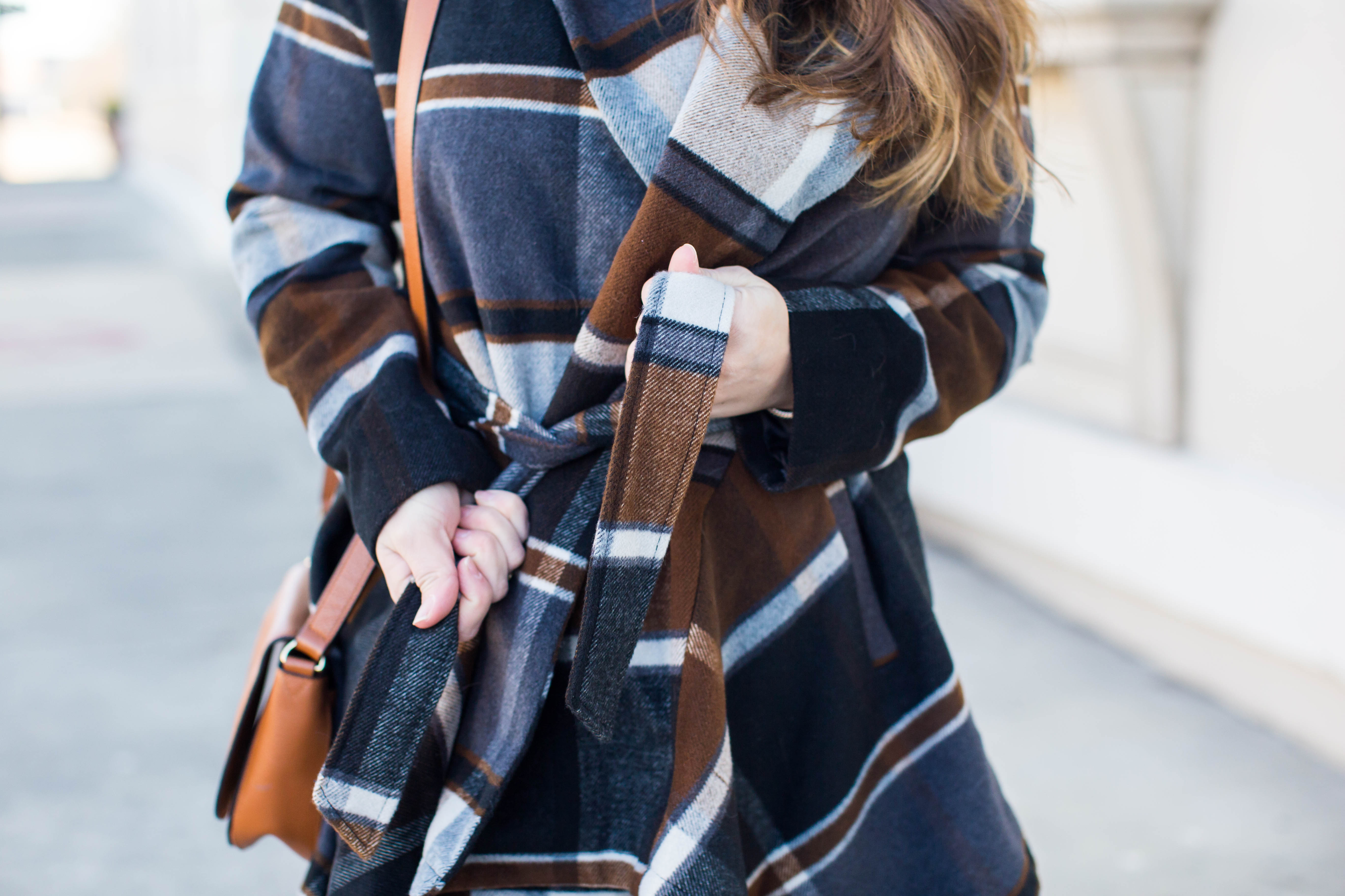 Versatile Plaid Coat by popular North Carolina fashion blogger Coffee Beans and Bobby Pins