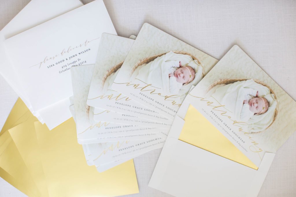 Poppy's Birth Announcements by popular North Carolina lifestyle blogger Coffee Beans and Bobby Pins