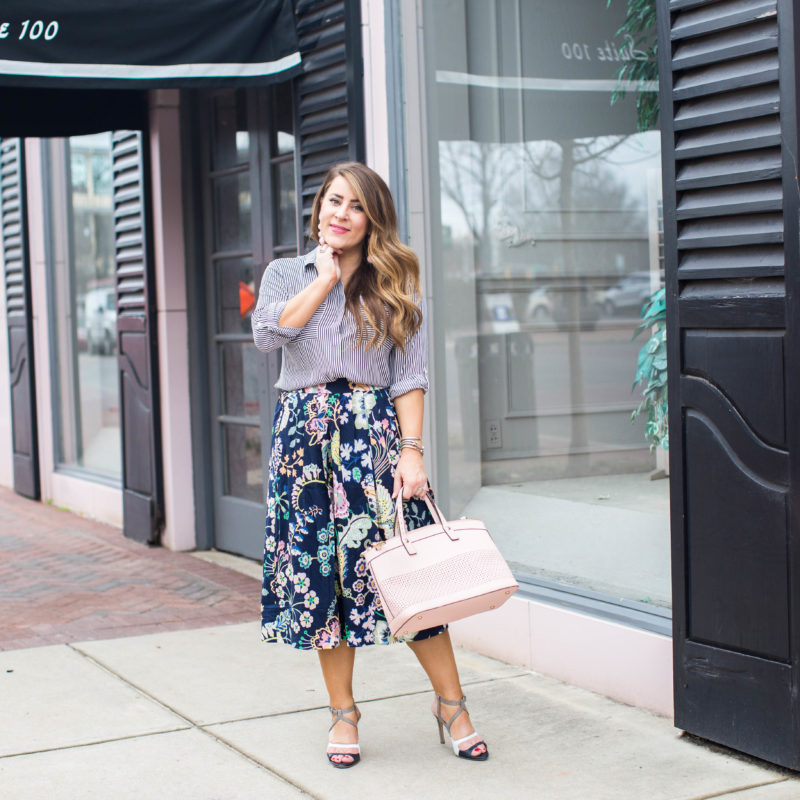 Spring Floral Skirt