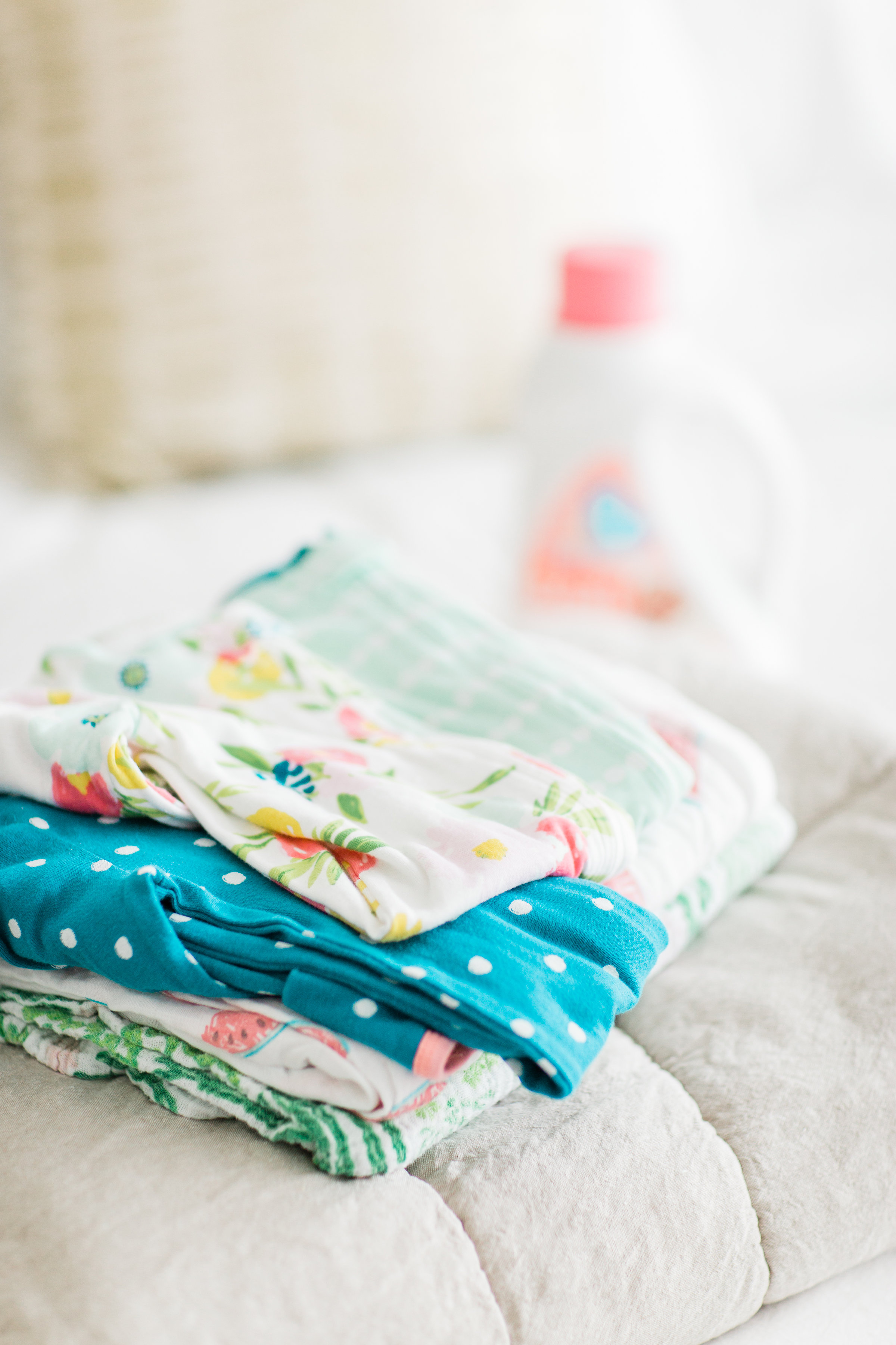 Dreft Newborn Baby Detergent featured by popular North Carolina lifestyle blogger, Coffee Beans and Bobby Pins