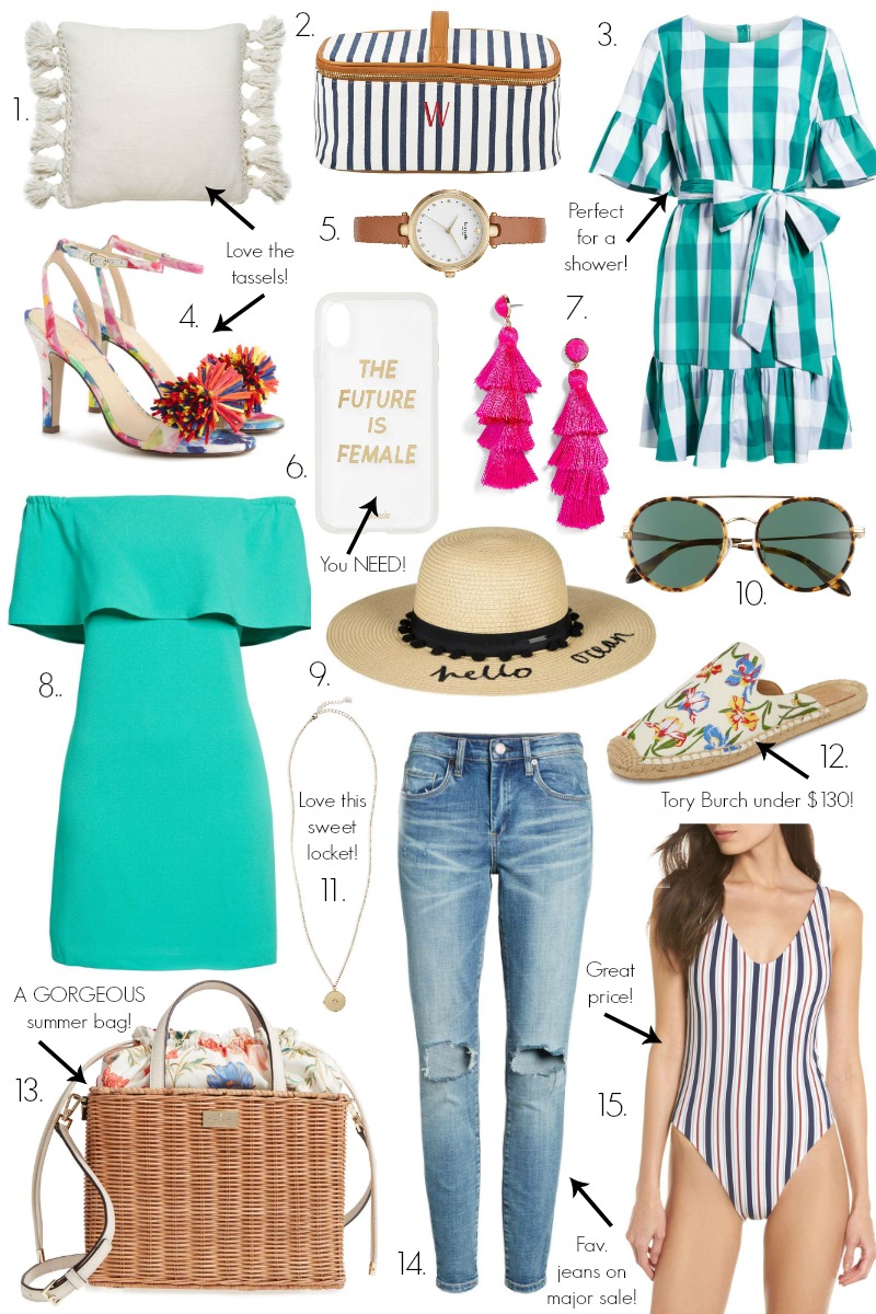 Nordstrom Half Yearly Sale and other Great Memorial Day Sales featured by popular North Carolina fashion blogger, Coffee Beans and Bobby Pins