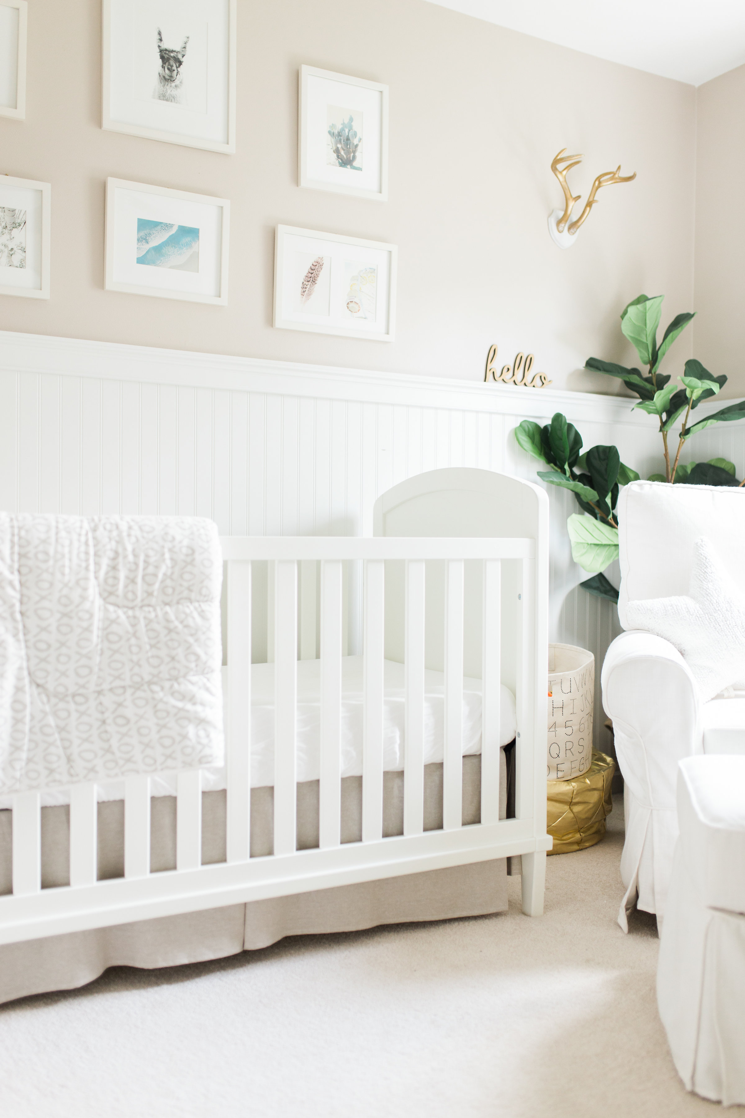 Nursery Update: Baby Relax Crib featured by popular North Carolina lifestyle blogger, Coffee Beans and Bobby Pins