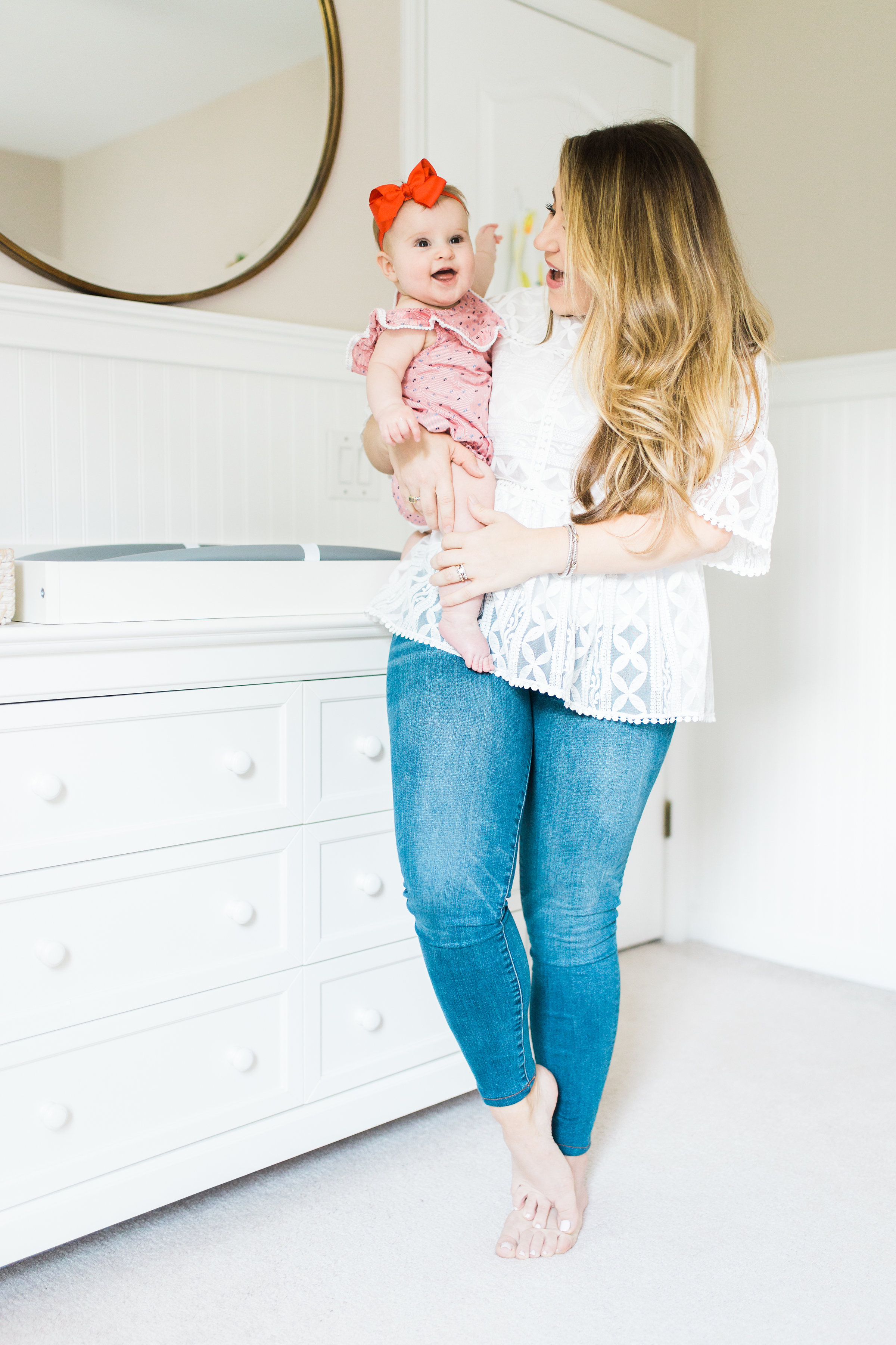 Nursery Update: Baby Relax Crib featured by popular North Carolina lifestyle blogger, Coffee Beans and Bobby Pins