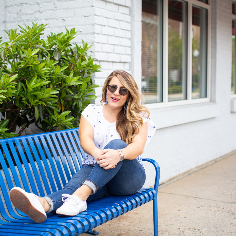 Eyelet Top for Summer