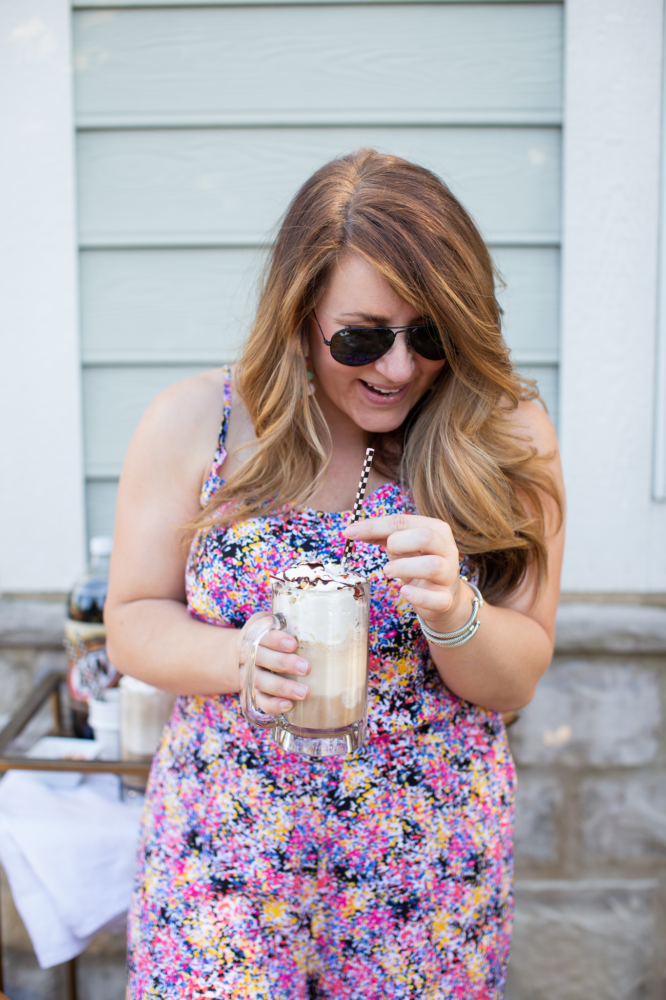 Summertime Root Beer Float Bar featured by popular North Carolina lifestyle blogger Coffee Beans and Bobby Pins