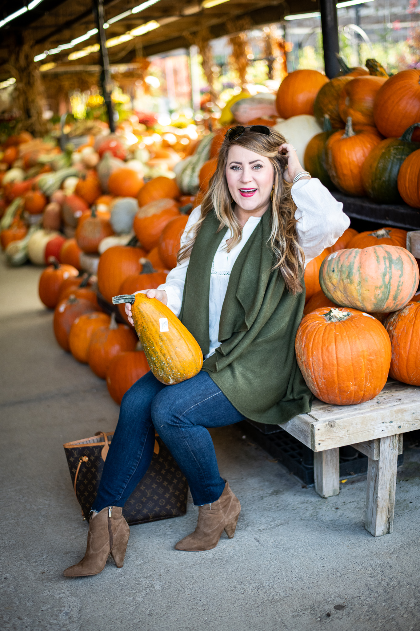 Pumpkin Patch Outfit featured by top Ohio fashion blog Coffee Beans and Bobby Pins