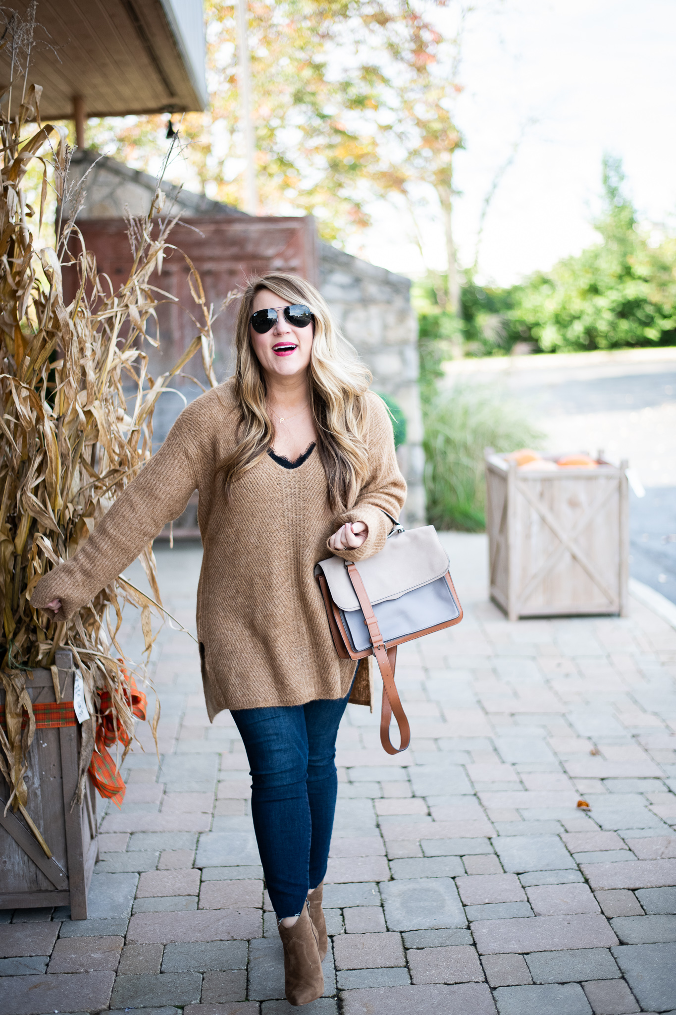 Fall | Fashion | J.Crew | Oversized Sweater featured by top Ohio fashion blog Coffee Beans and Bobby Pins 