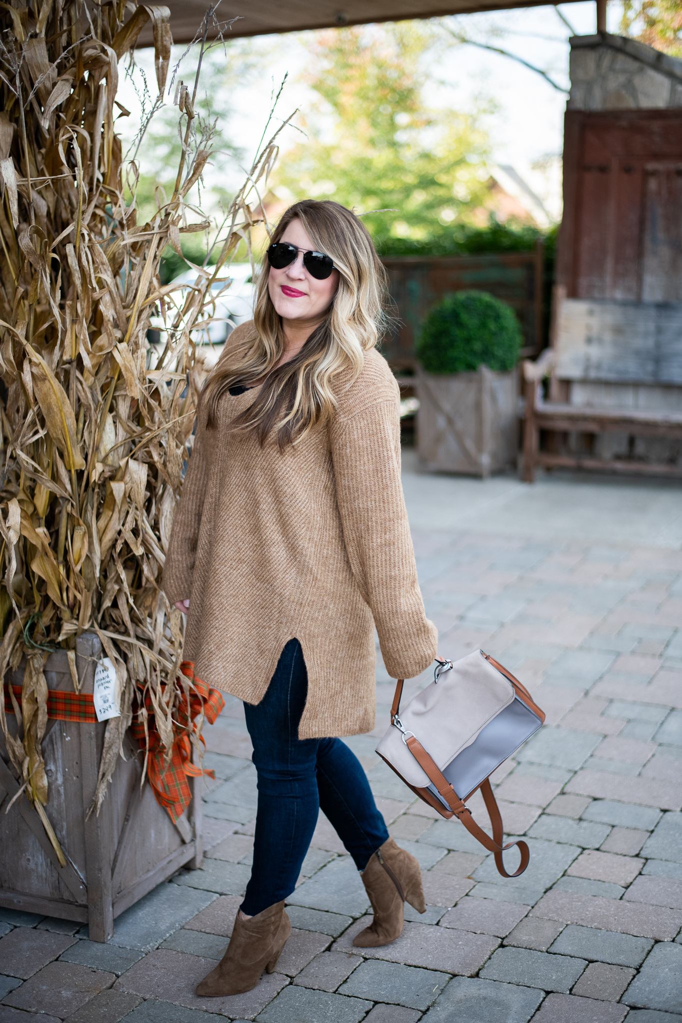Fall | Fashion | J.Crew | Oversized Sweater featured by top Ohio fashion blog Coffee Beans and Bobby Pins 