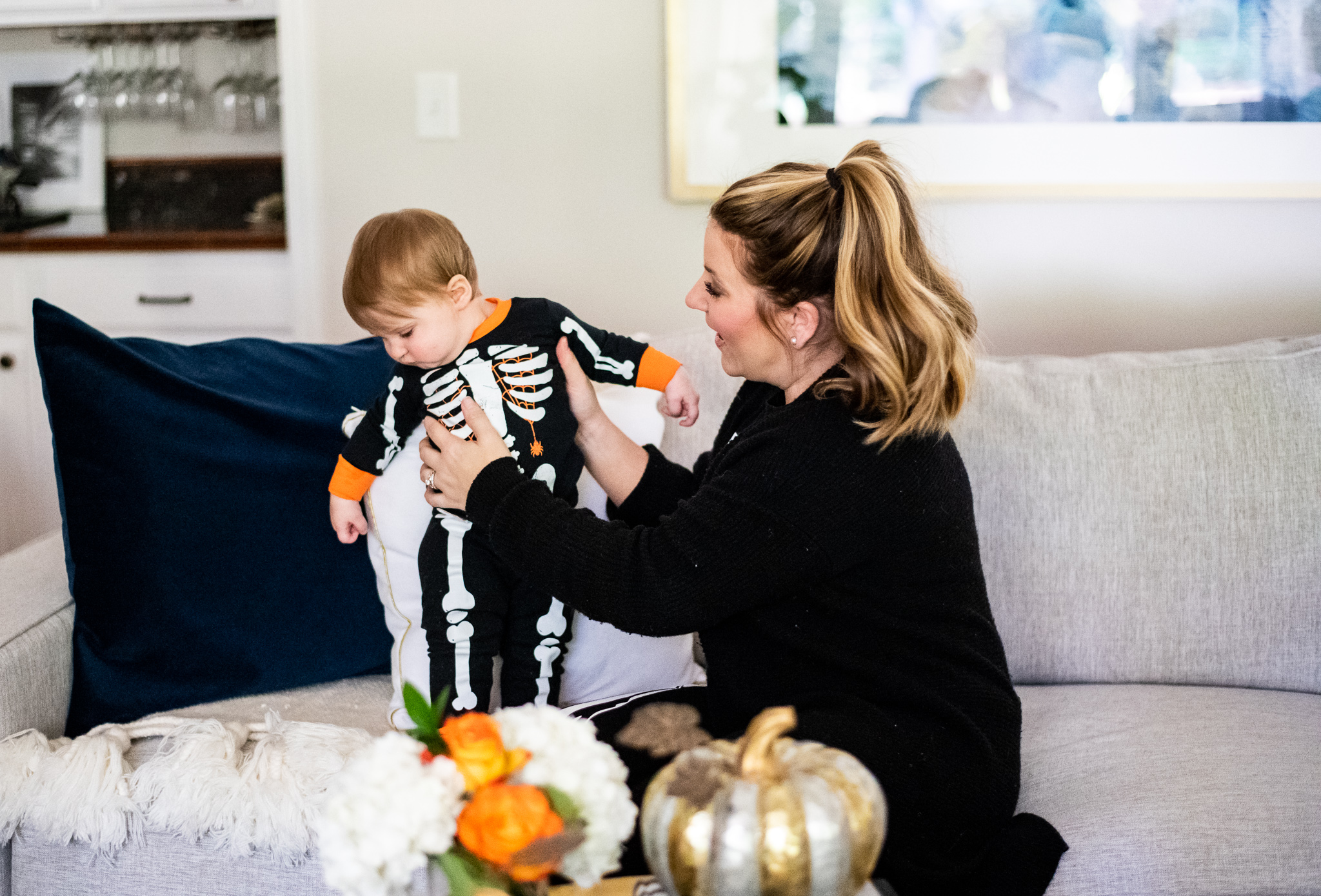 JCPenney | Mother/Daughter | Halloween Pajamas and Decorating for Fall featured by top Ohio fashion blog Coffee Beans and Bobby Pins