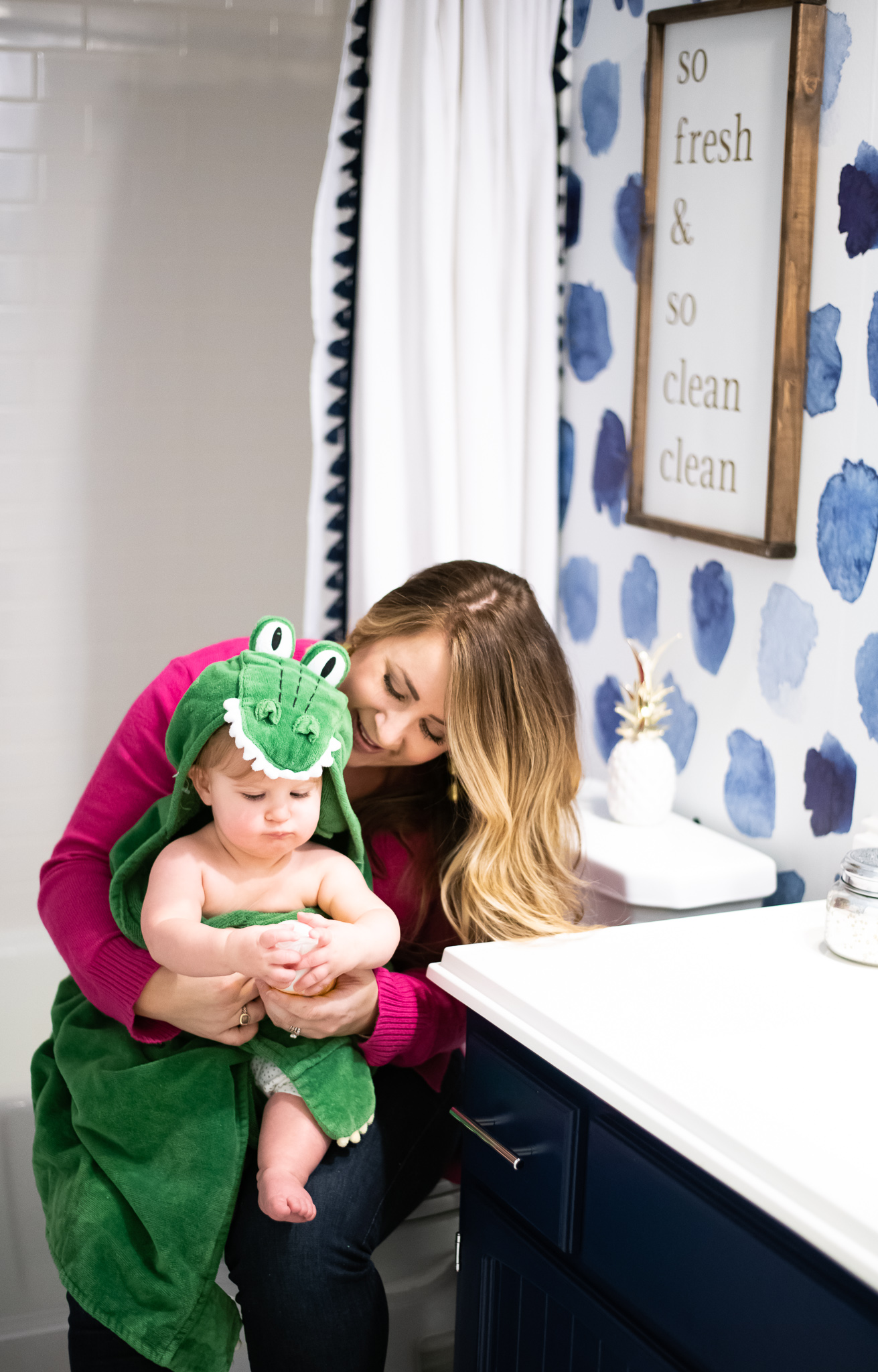 Walmart | Motherhood | The Best Baby Bath Products for Penelope's Bath Time Routine featured by top Ohio mommy blogger Coffee Beans and Bobby Pins
