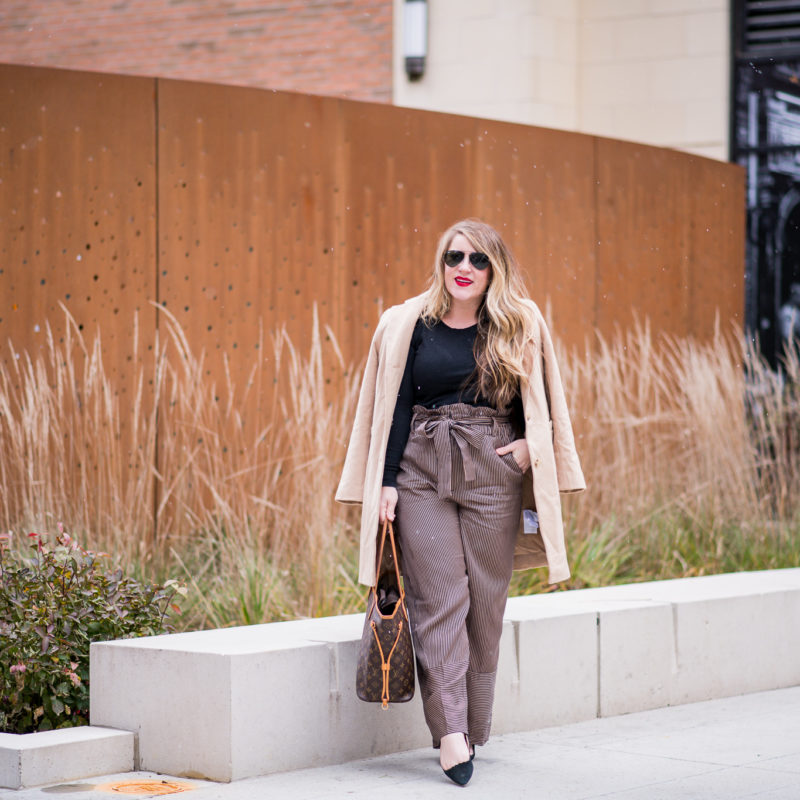 High Waisted Striped Pants