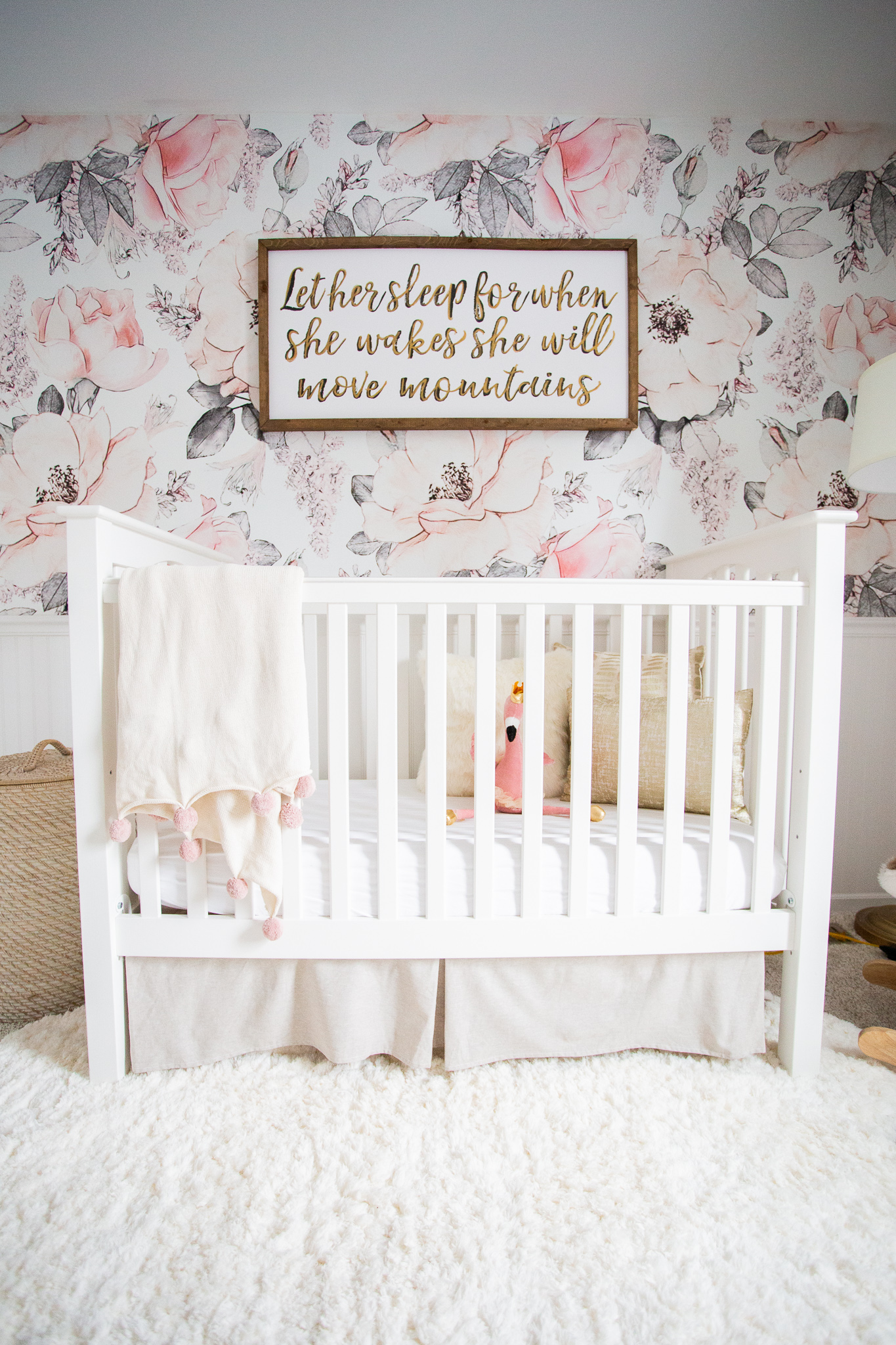 Floral Nursery Ideas featured by top US life and style blog Coffee Beans and Bobby Pins
