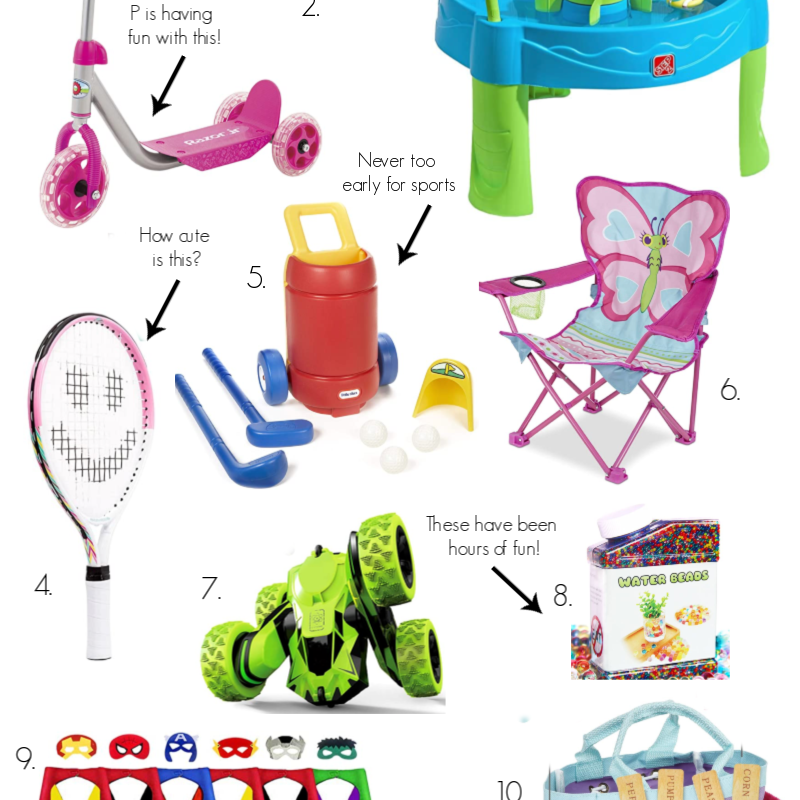 Toddler Amazon Purchases for Summer