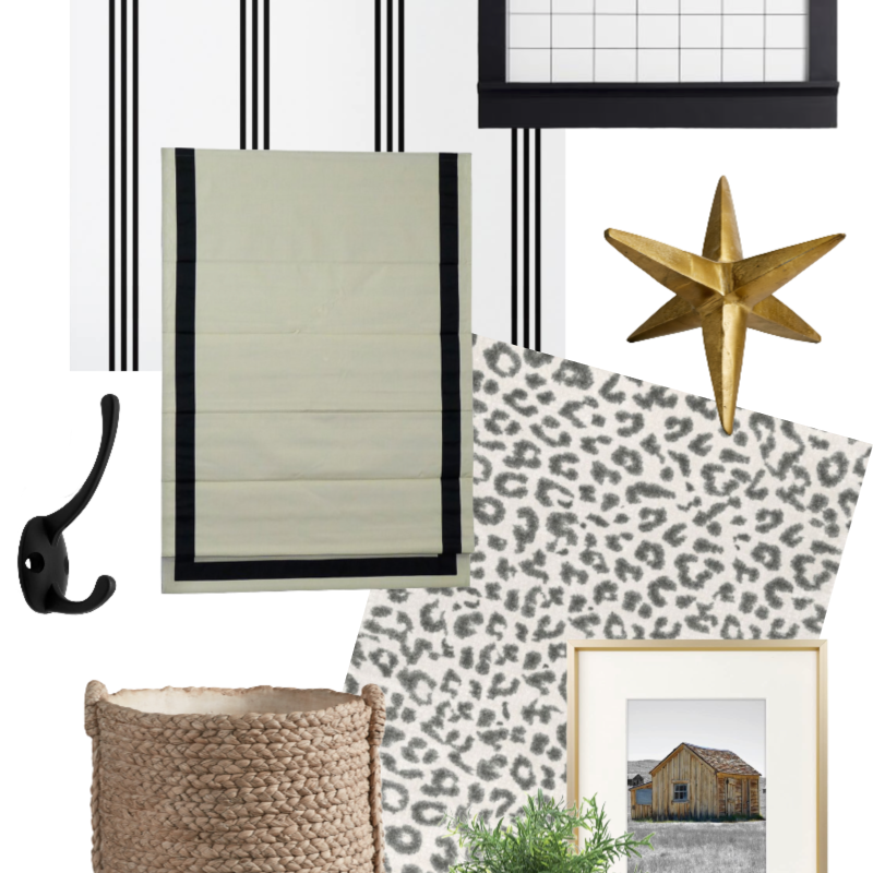 Mudroom Mood Board (and the One Room Challenge)