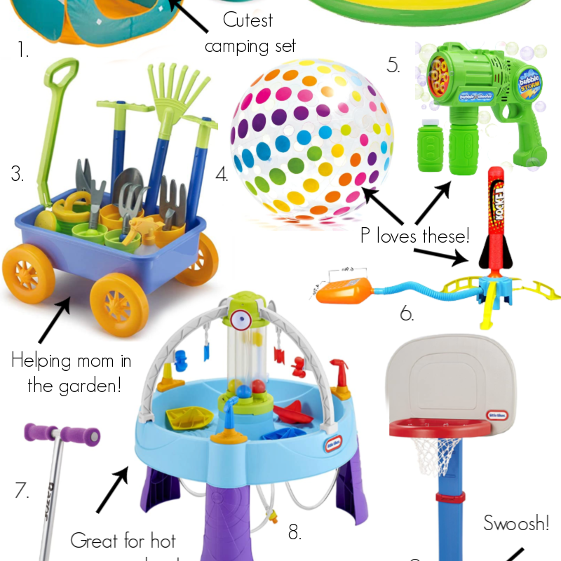 Our Favorite Outdoor Toys Currently