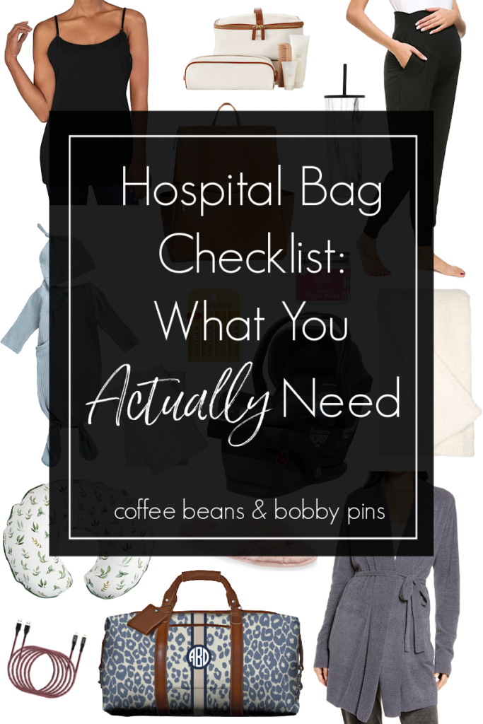 Hospital Bag Must Haves | Ohio motherhood | Coffee Beans and Bobby Pins